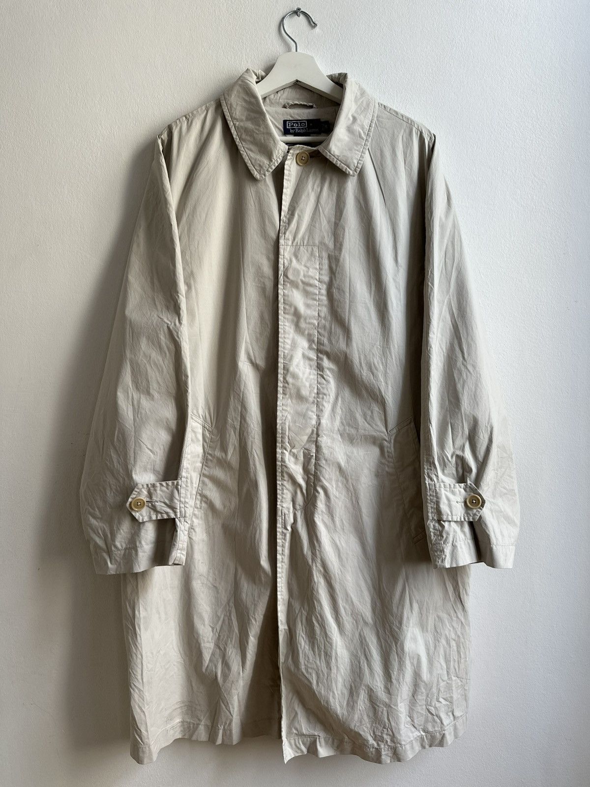 Polo Ralph Lauren Polo Ralph Lauren Vintage Rare 90s Mens Long Trench Coat Size US M / EU 48-50 / 2 - 4 Thumbnail