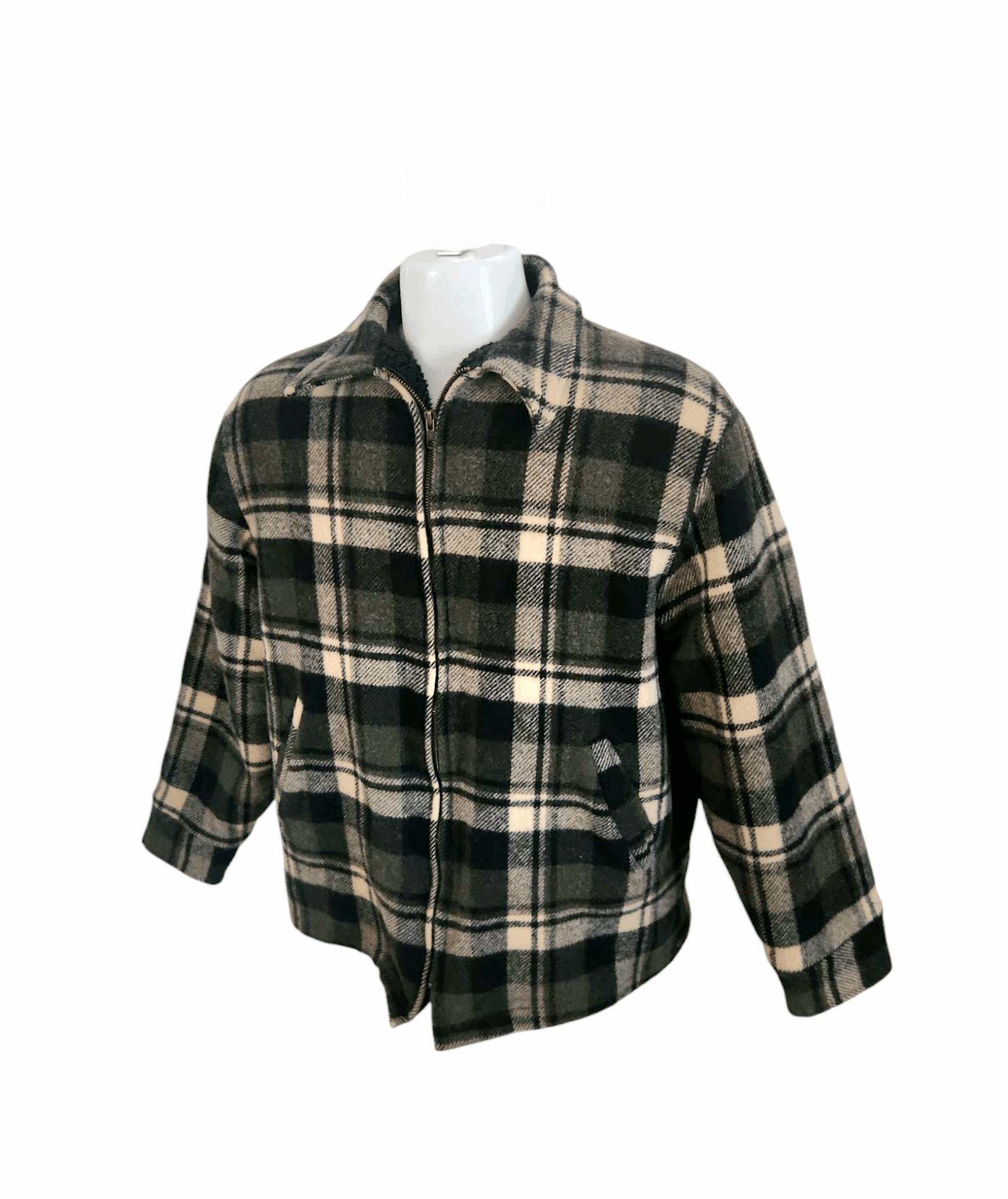 Vintage × Woolrich Woolen Mills Woolrich True Vintage Jacket Large Plaid Wool Sherpa lined Size US L / EU 52-54 / 3 - 3 Thumbnail