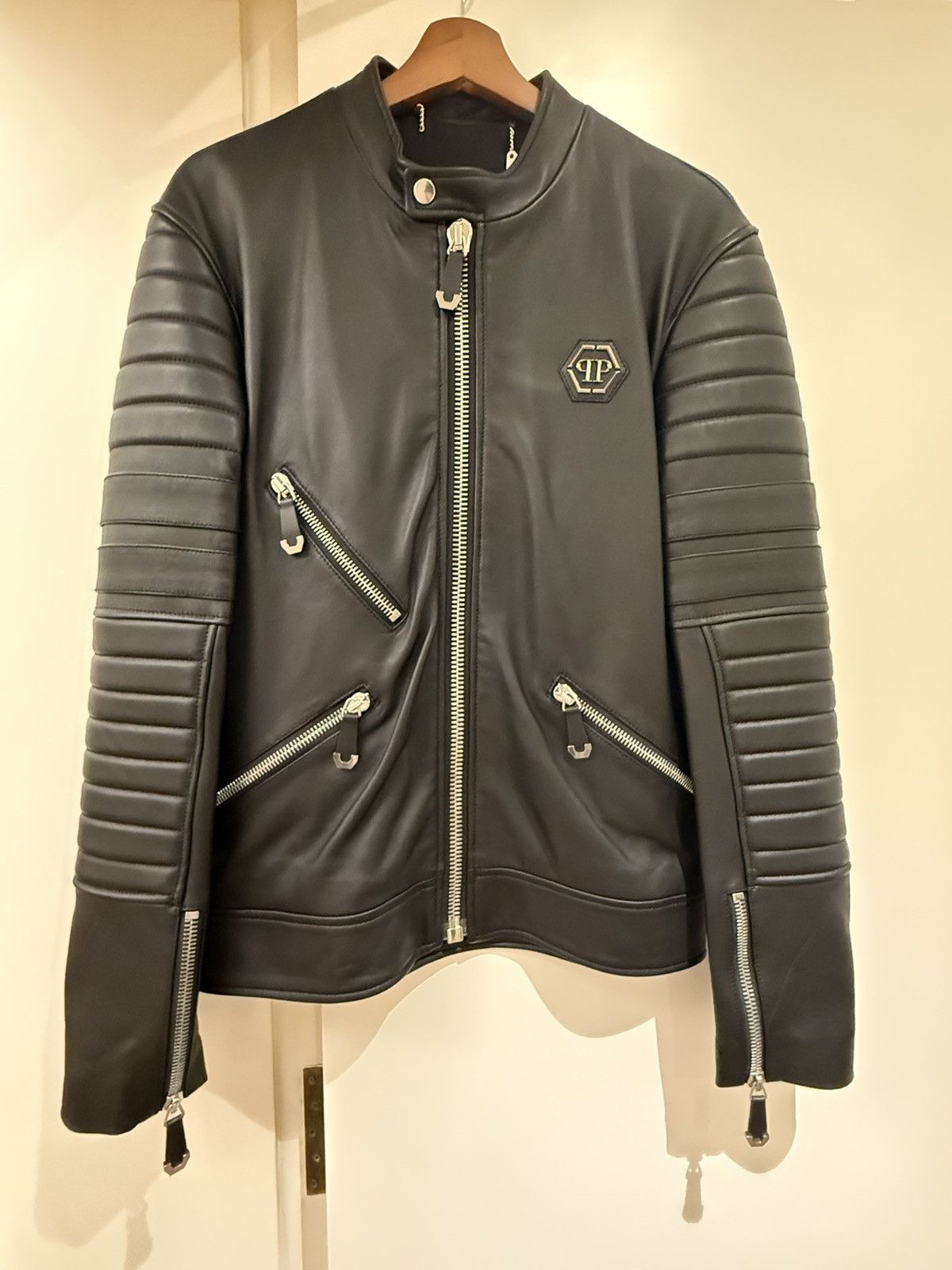 Philipp Plein Philipp Plein Limited Edition Leather Jacket Size US L / EU 52-54 / 3 - 1 Thumbnail