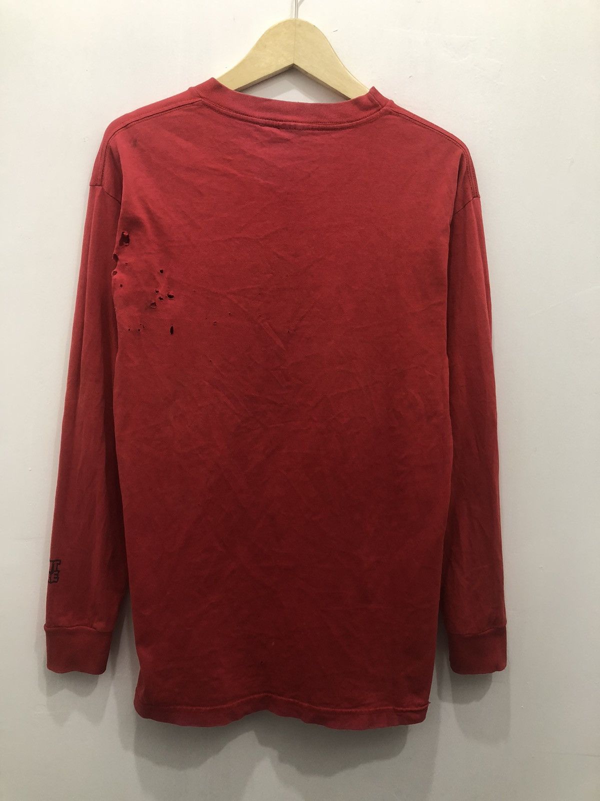 Santa Cruz Skateboards × Shorty's Skateboards × Spitfire Distressed Spit Fire Big Logo LongSleeve Tshirt Tee Size US L / EU 52-54 / 3 - 3 Thumbnail