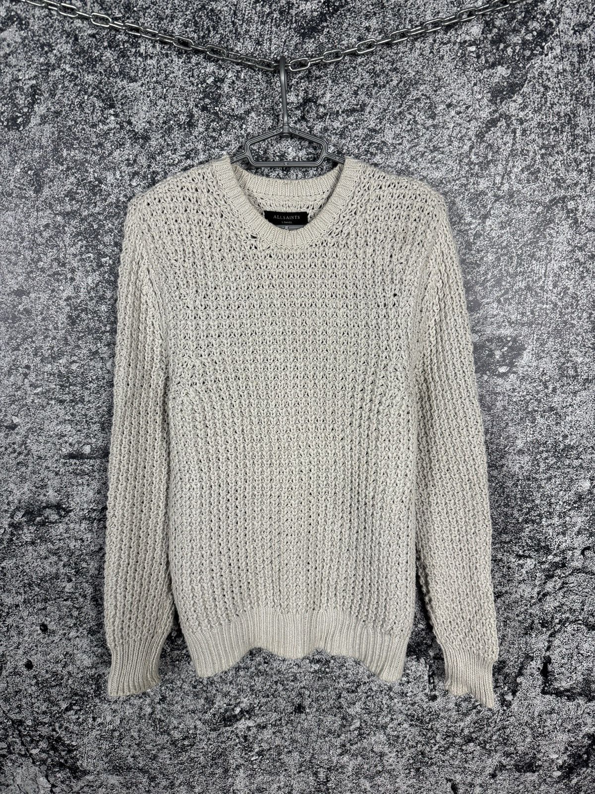 Allsaints AllSaints Chunky Open Knit Sweater Pullover Luxury Size XS Size US XS / EU 42 / 0 - 1 Thumbnail