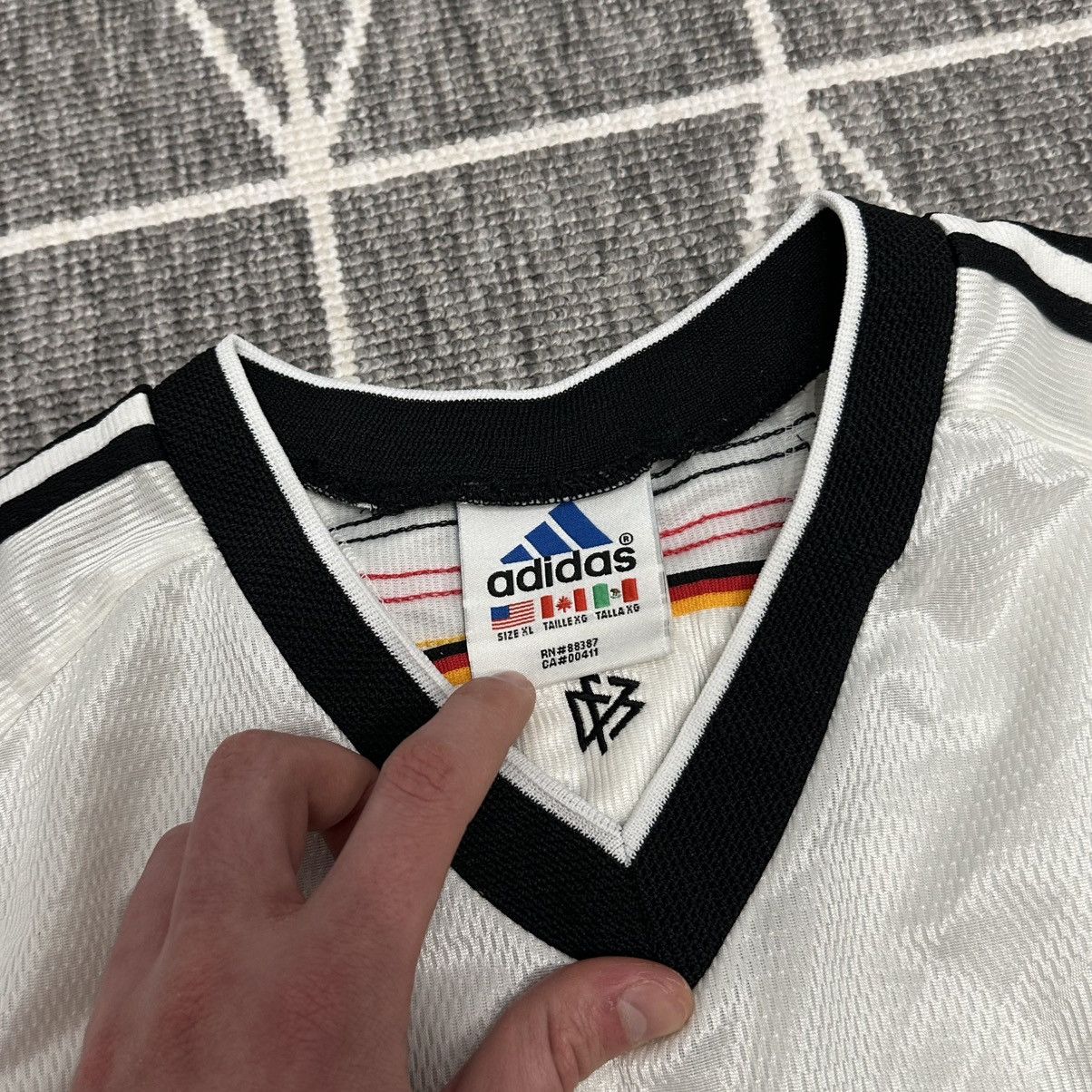 Vintage vintage adidas Deutschland soccer jersey 90s Size US XL / EU 56 / 4 - 6 Thumbnail