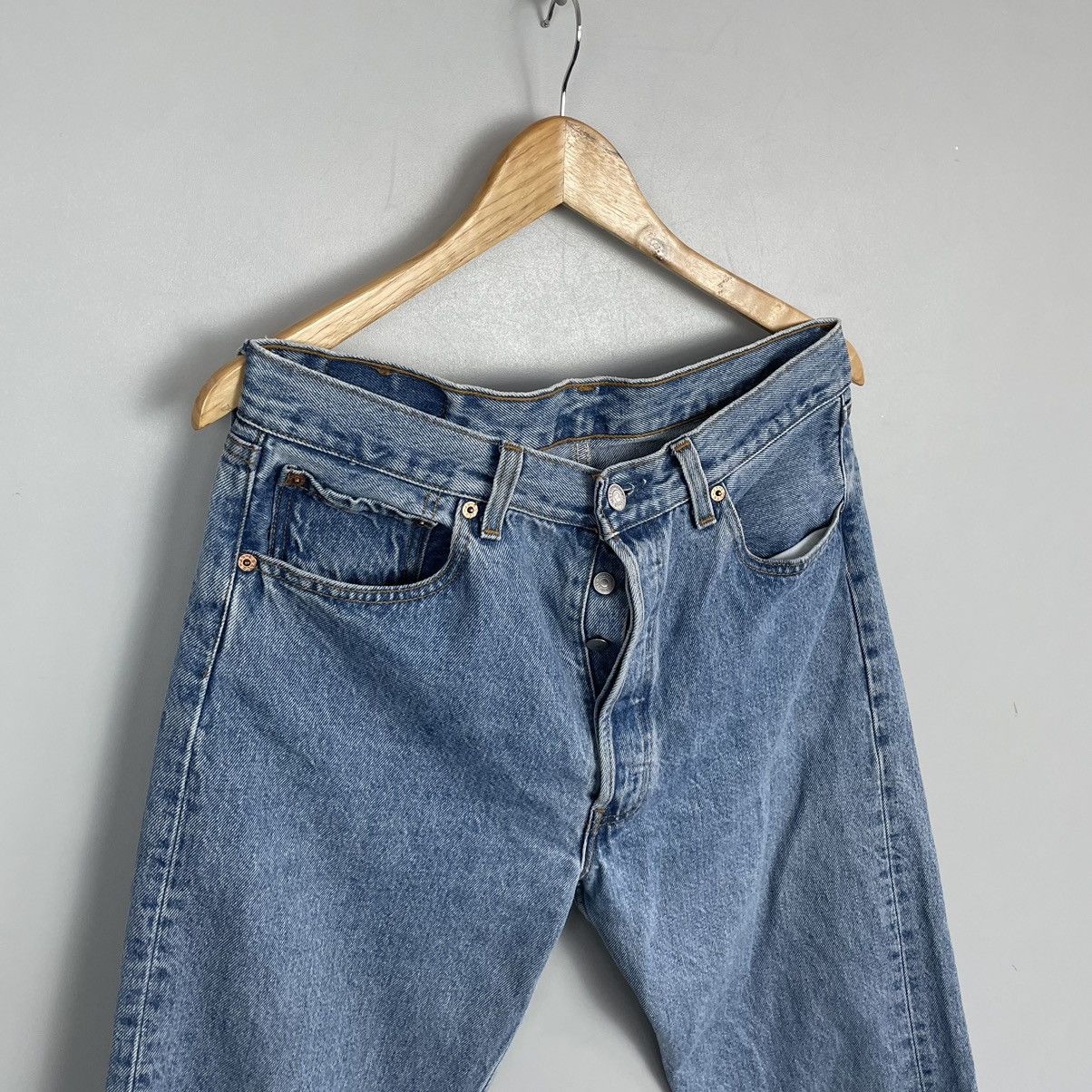 Levi's × Levi's Vintage Clothing × Vintage Levis 501 Vintage Mens red Tab Denim Pants Jeans Size US 34 / EU 50 - 5 Thumbnail
