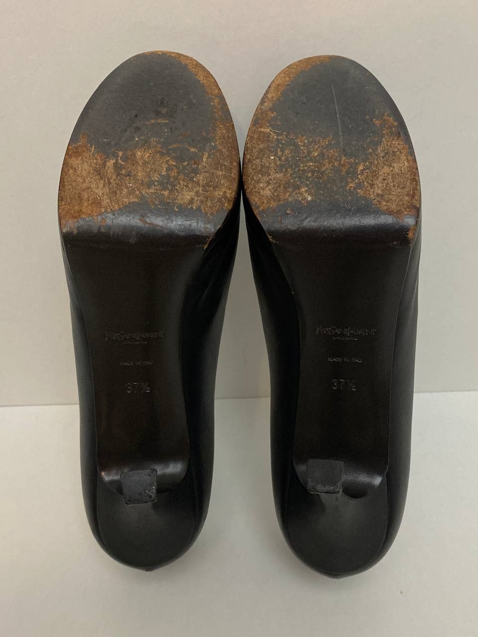 Yves Saint Laurent Yves Saint Laurent YSL Trib Too Leather High Heels Size US 6.5 / IT 36.5 - 11 Thumbnail