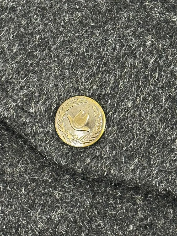 Moschino 1990s Moschino Grey Wool Bomber Jacket Size US L / EU 52-54 / 3 - 10 Thumbnail