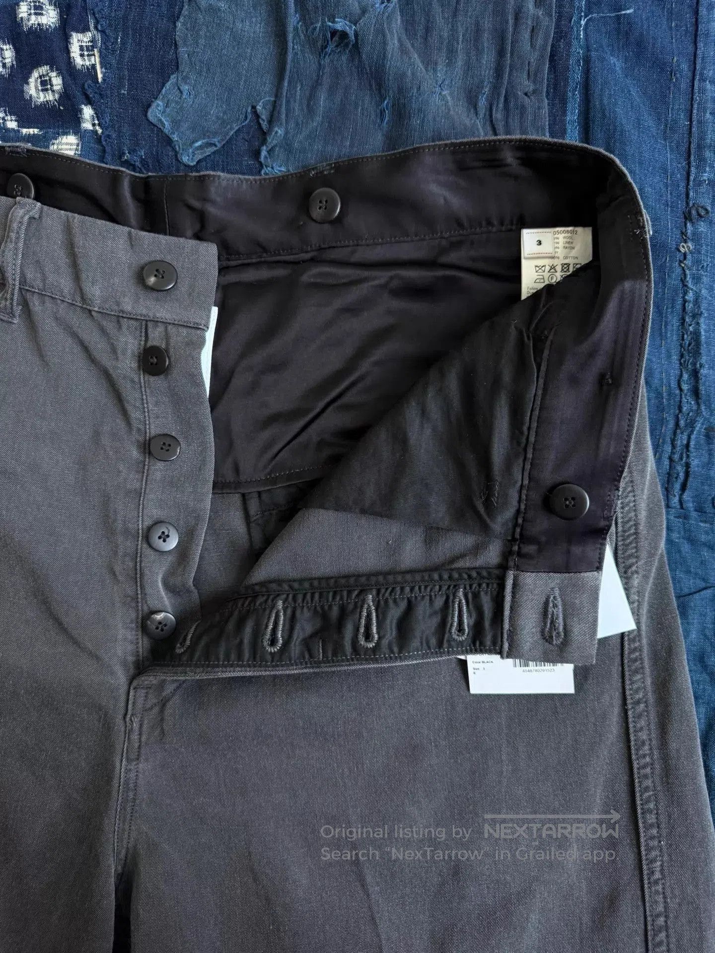 Visvim Black Casual Pants Size 34. Size US 34 / EU 50 - 8 Thumbnail