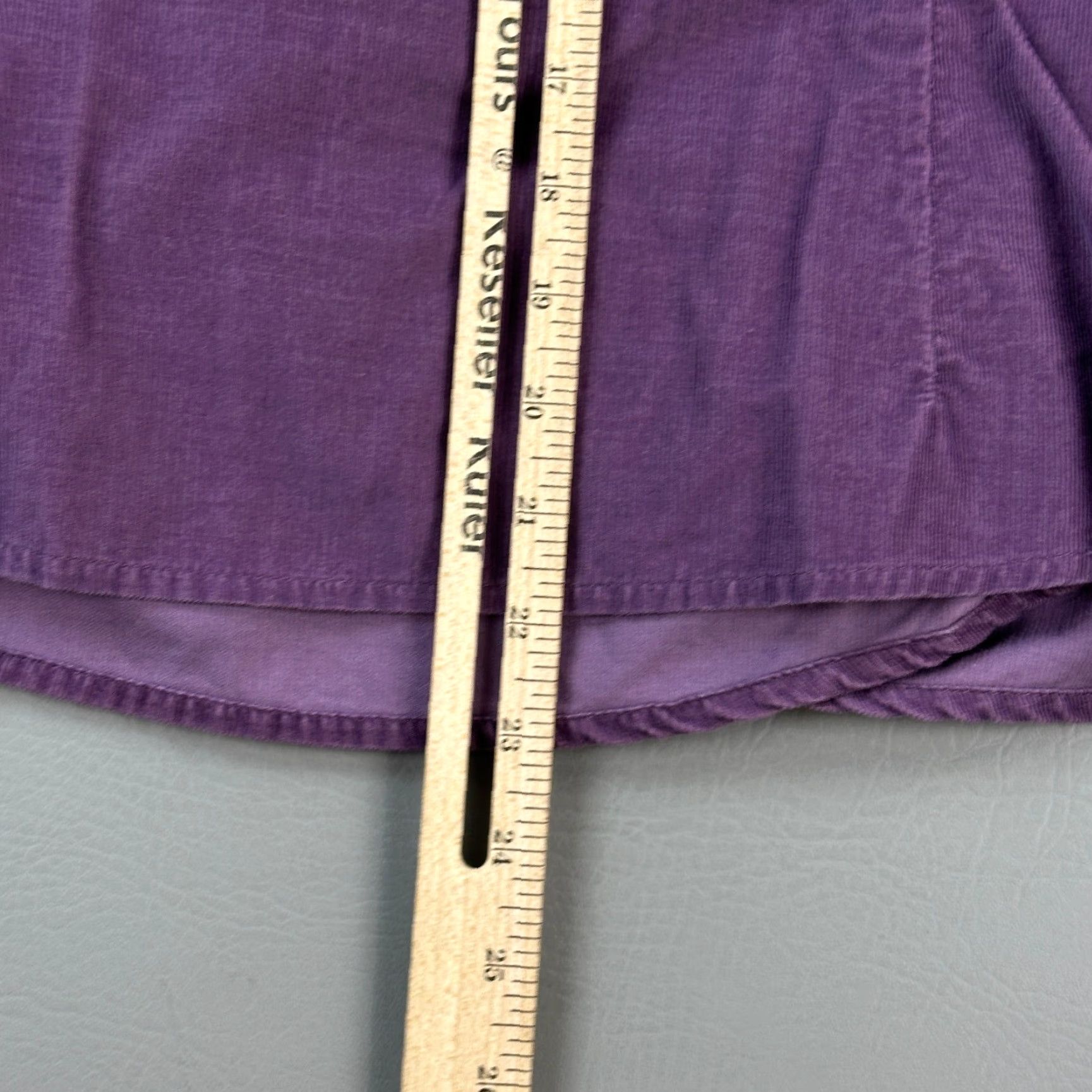 J. Jill J Jill Wrap Jacket Women's 12 Purple Corduroy Tie Front 3/4 Sleeve Casual Jacket Size XL / US 12-14 / IT 48-50 - 7 Thumbnail