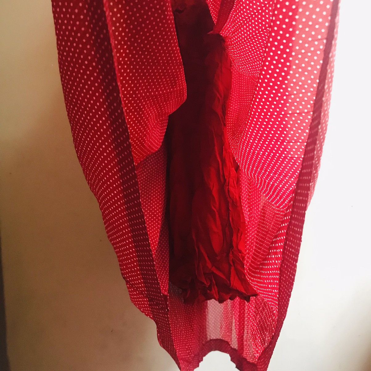 Vintage Polka Dot Maxi Dress