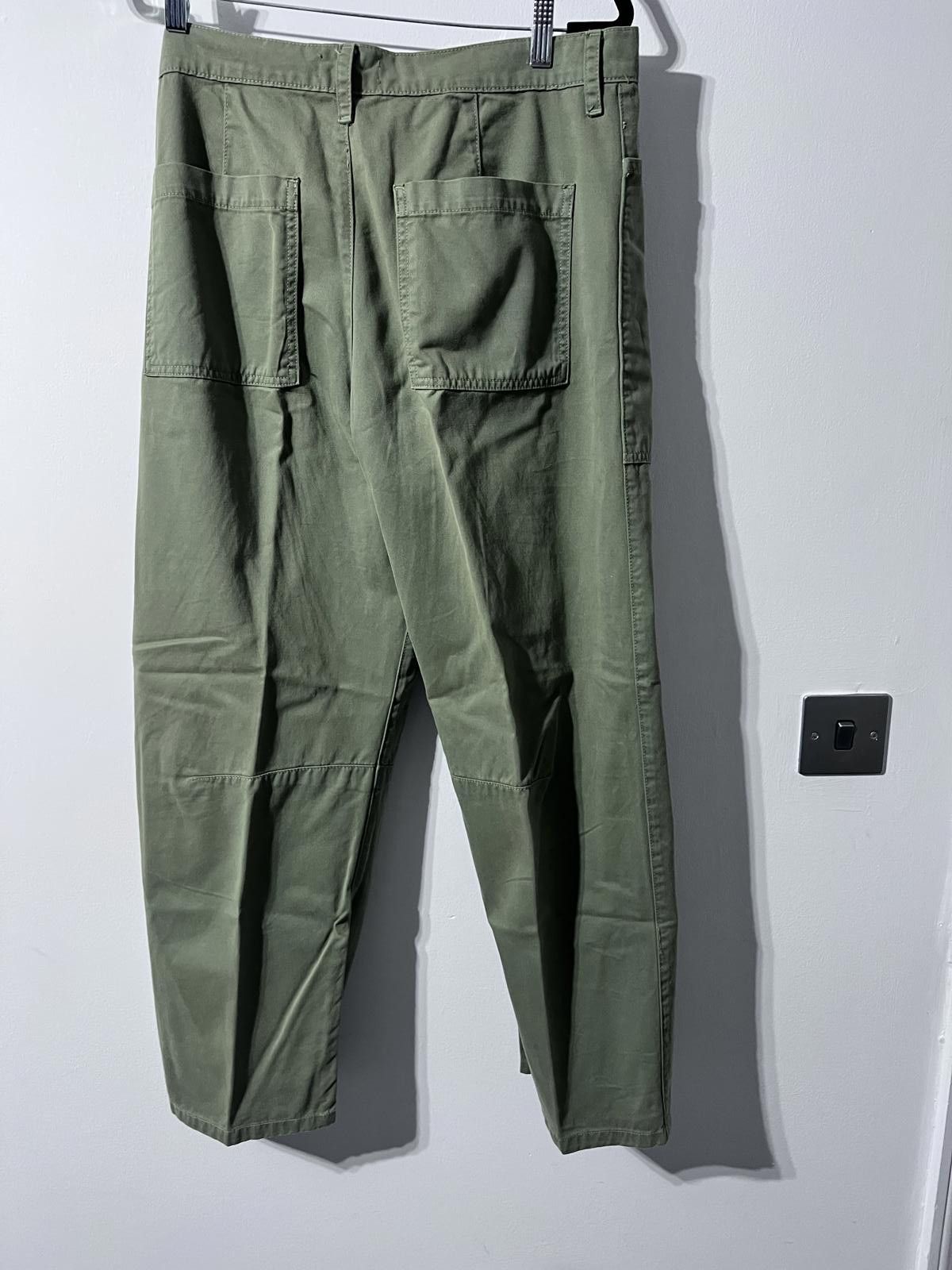 Other Velvet by Graham & Spencer Khaki Utility Trousers – Size 10 Size 28" / US 6 / IT 42 - 5 Thumbnail