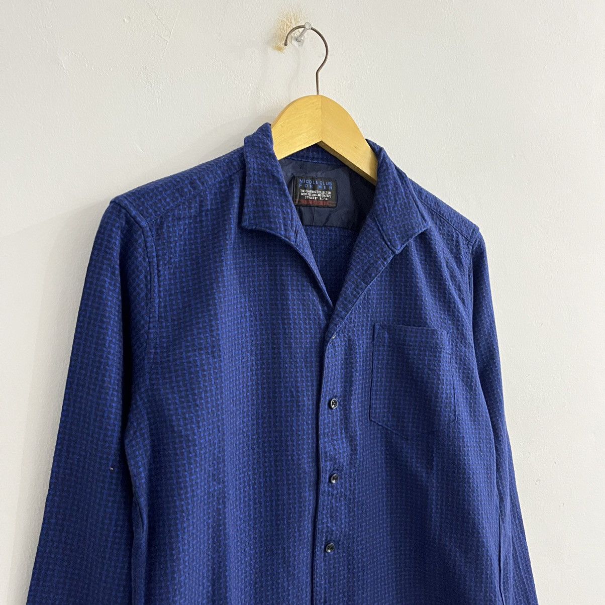Japanese Brand Nicole Club For Men Button Up Shirt Size US M / EU 48-50 / 2 - 3 Thumbnail