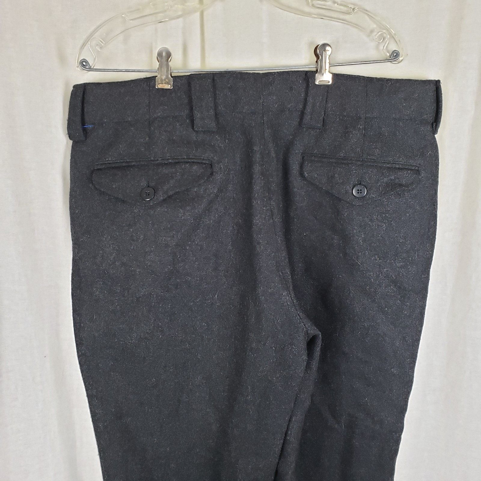 L.L. Bean Vtg LLBean Wool Tweed Maine Guide Pants Mens 38x31 USA Gray Size US 38 / EU 54 - 5 Thumbnail