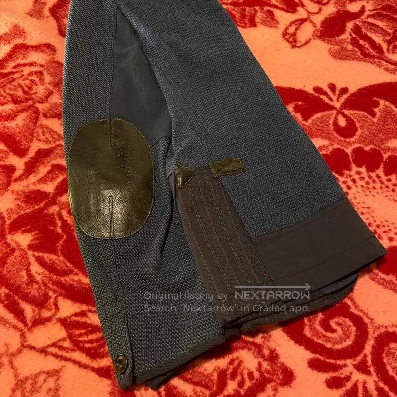 Junya Watanabe JUNYA WATANABE Ancient Indigo Dyed Patchwork Blazer Size US XS / EU 42 / 0 - 7 Thumbnail