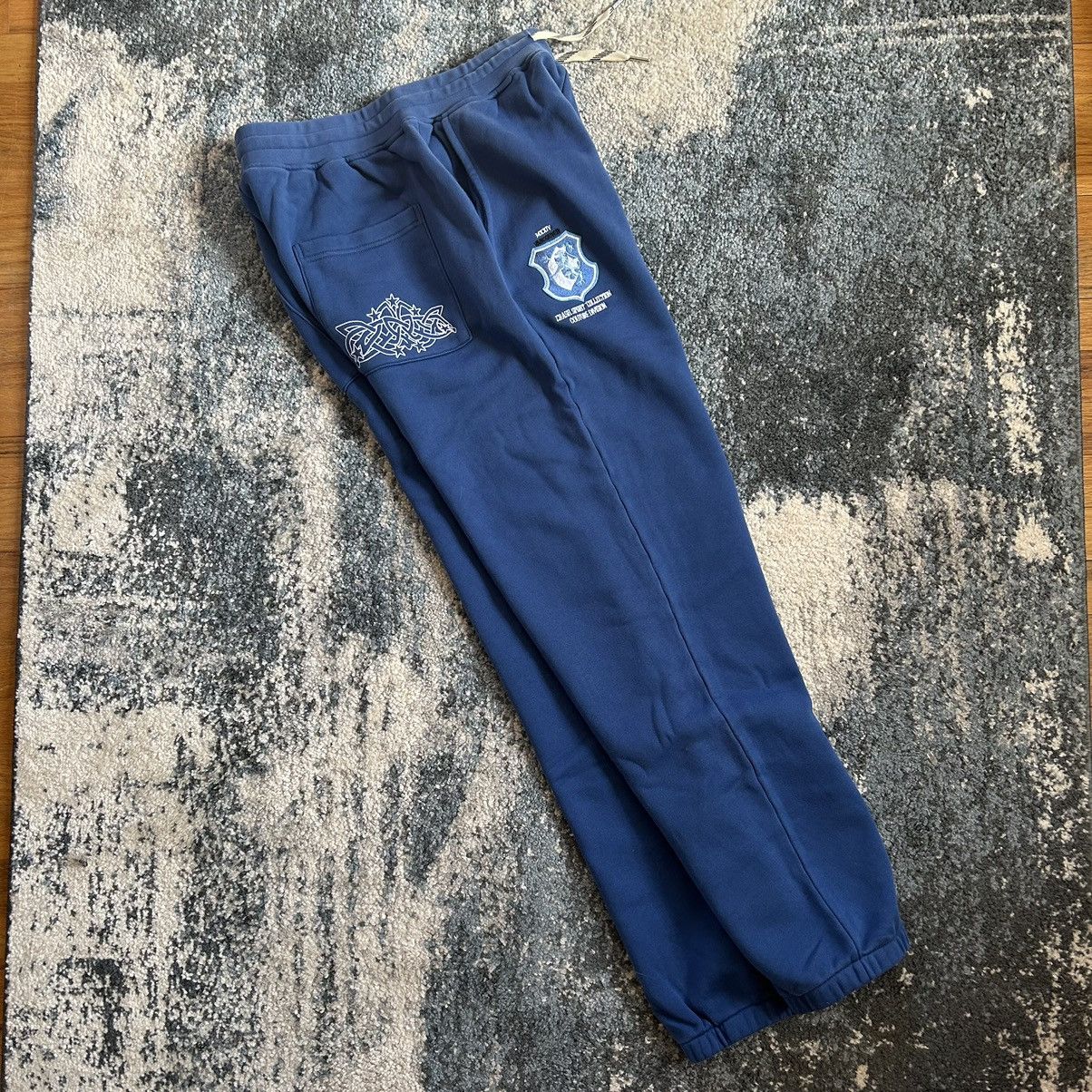 Crash Vancouver SPORT DiViSiON EMBROiDERED FRENCH TERRY SWEATPANTS JOGGERS Size US 31 - 8 Thumbnail