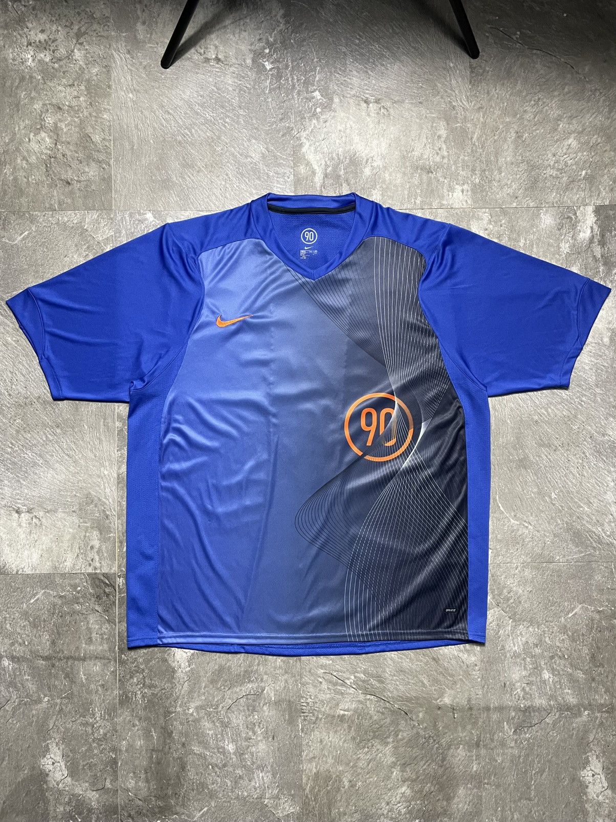 Nike Nike Total 90 Vintage T-Shit Big Logo Swoosh Drill Tn Shox Size US XL / EU 56 / 4 - 1 Thumbnail