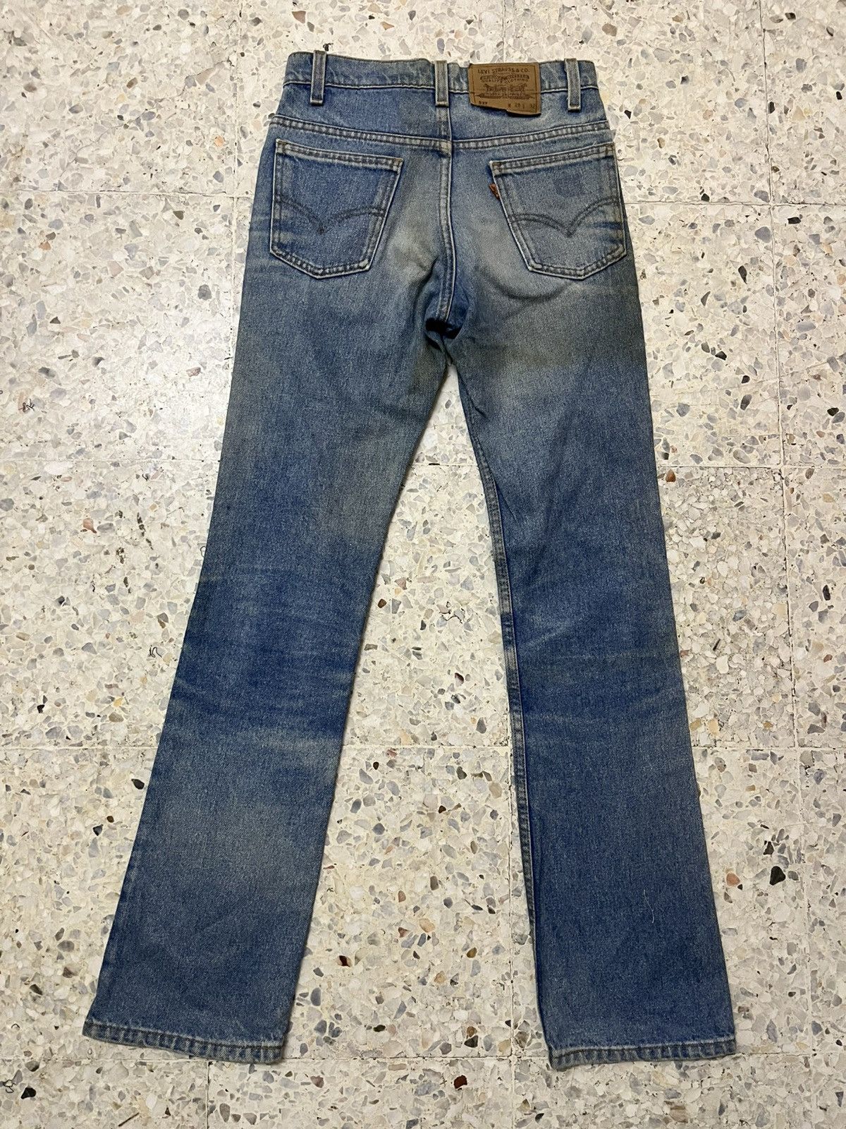 Levi's Vintage 90s Levi’s 517 distressed denim bootcut Size US 28 / EU 44 - 1 Thumbnail