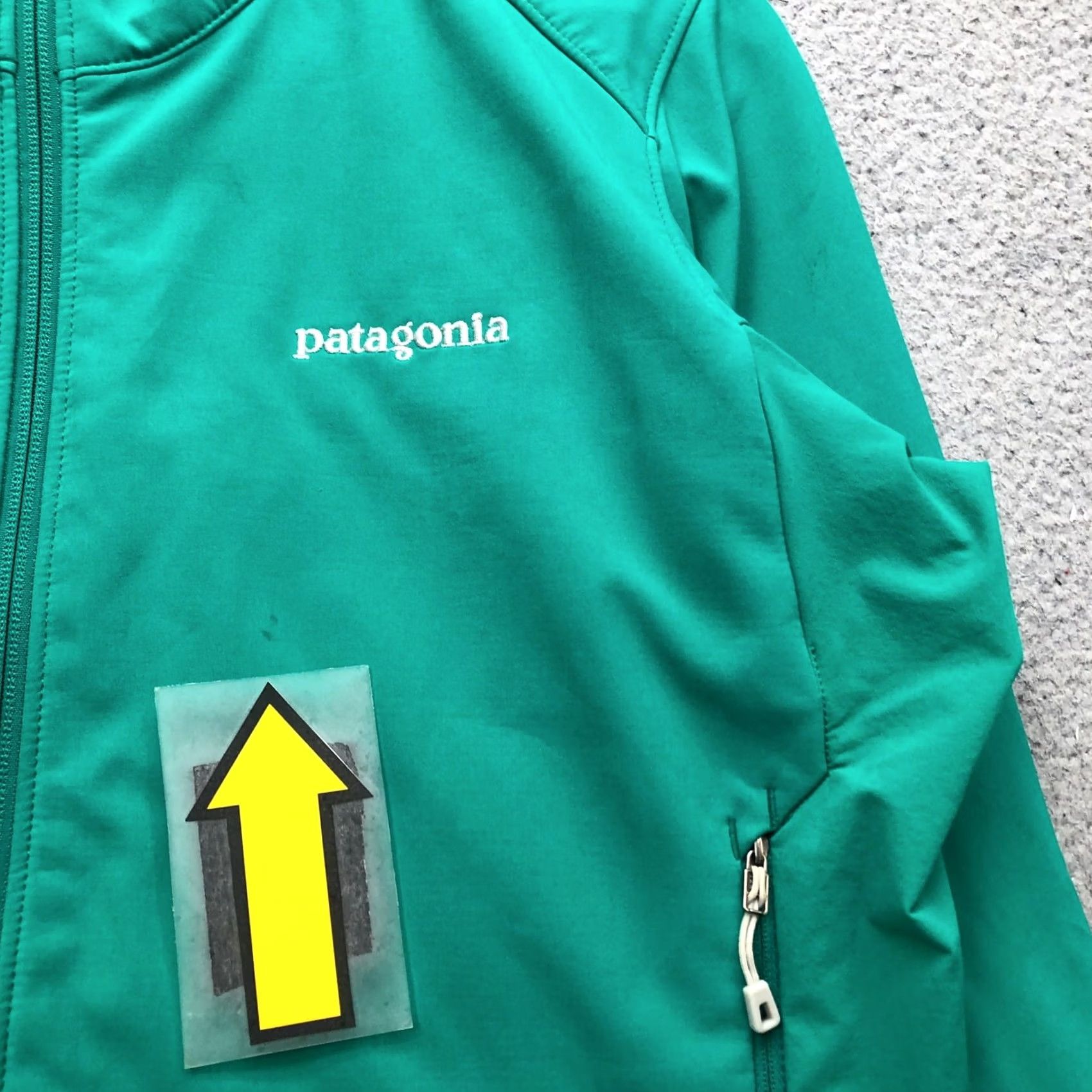 Patagonia Patagonia Jacket Womens L Emerald Logo Polartec Adze Hybrid Full Zip Pockets Short Length Size L / US 10 / IT 46 - 7 Thumbnail