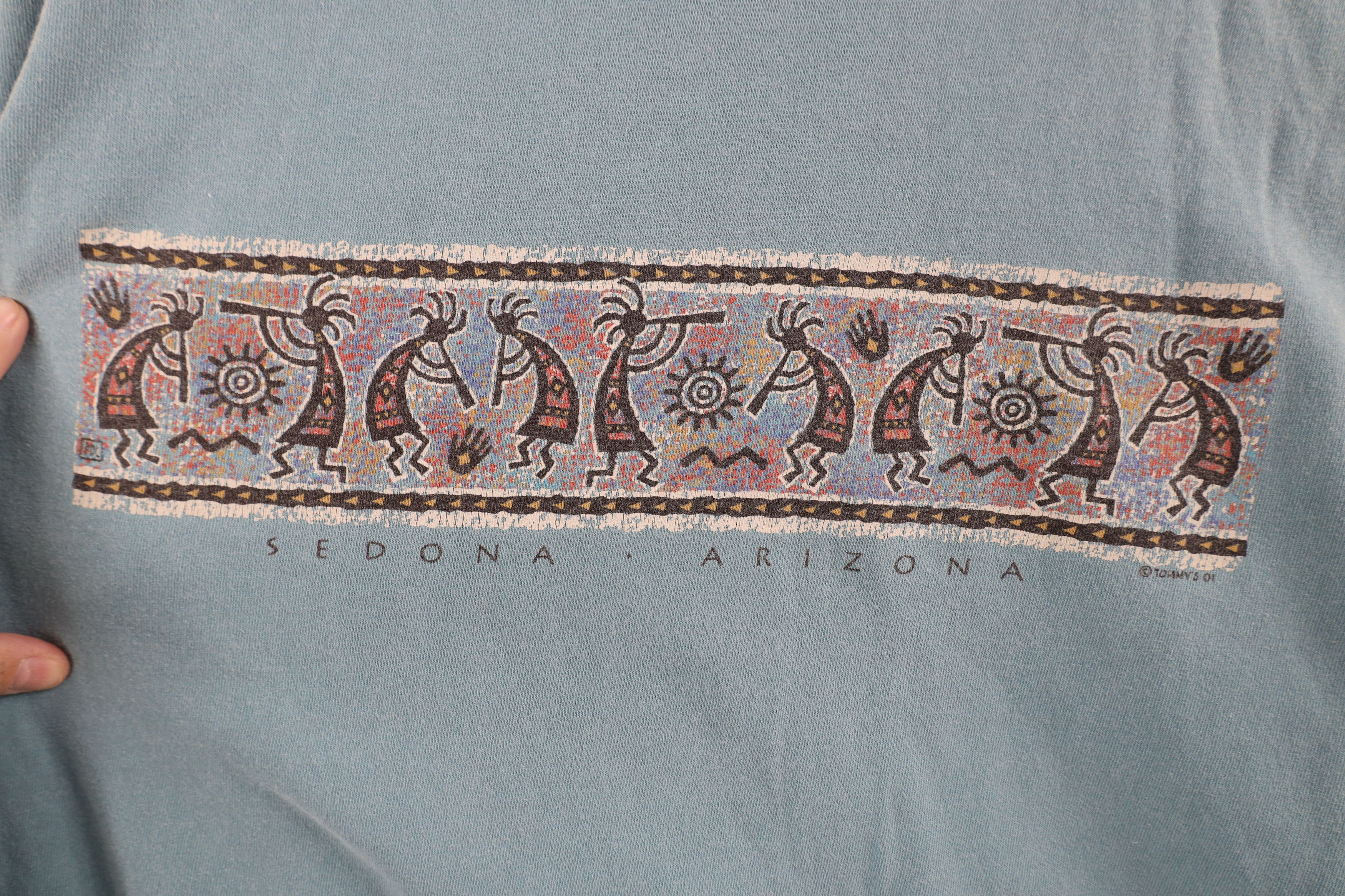 Vintage Vintage Y2K 2001 Streetwear Kokopelli Long Sleeve T-Shirt Size US XL / EU 56 / 4 - 4 Thumbnail