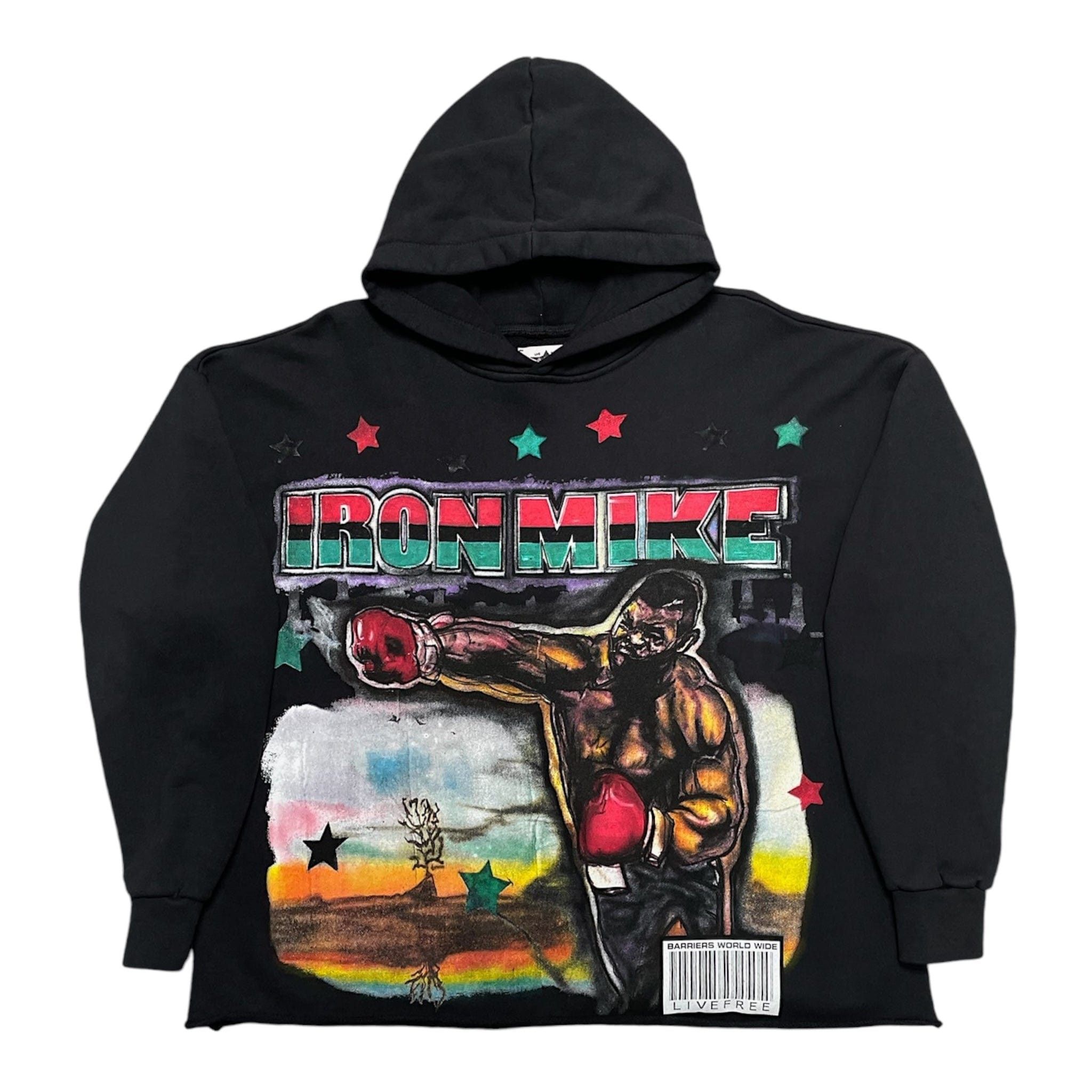 Barriers x King Phade Iron Mike Hooded Sweatshirt Black Size US XL / EU 56 / 4 - 1 Thumbnail