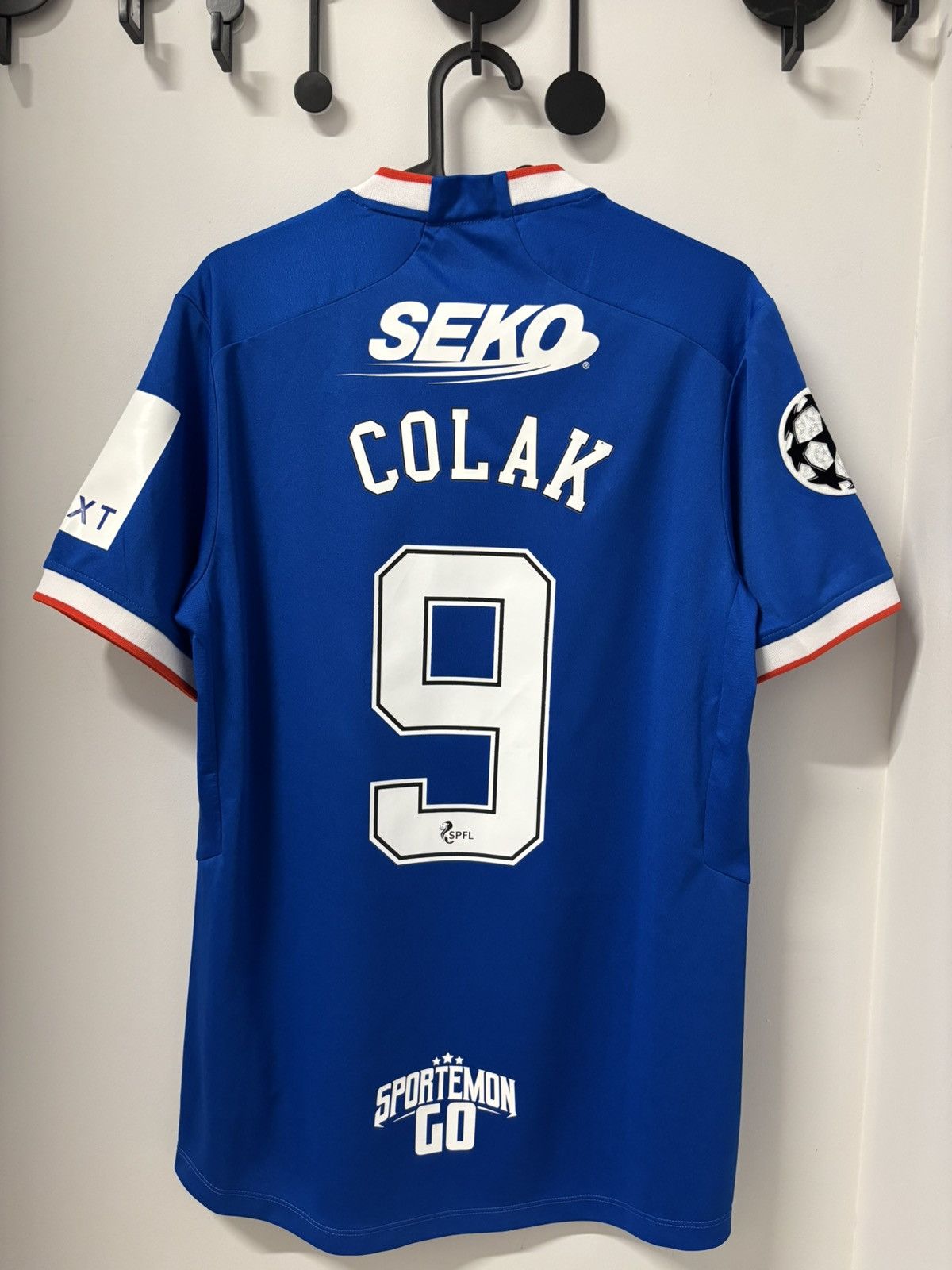 Castore Glasgow Rangers 22/23 Antonio Colak champions league jersey Size US M / EU 48-50 / 2 - 1 Thumbnail