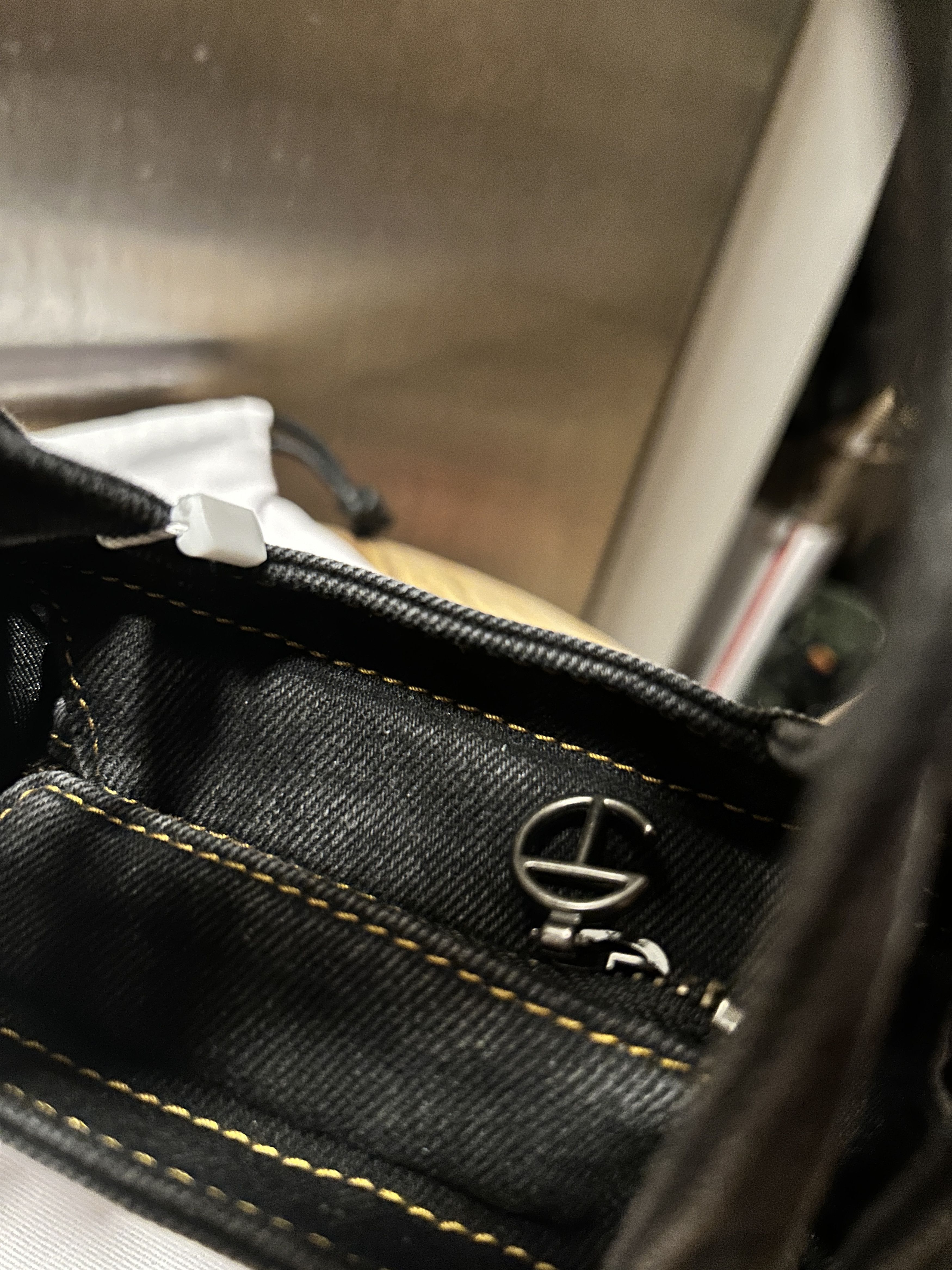 Telfar Small Denim Shopper - Black Size ONE SIZE - 4 Thumbnail