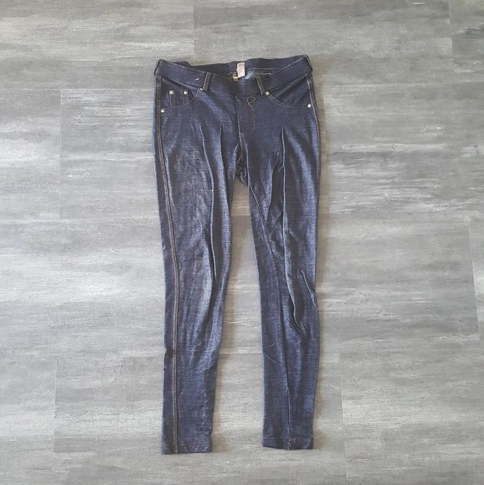 Designer Dark Denim Skin LbyM Legging Size 30" / US 8 / IT 44 - 1 Thumbnail