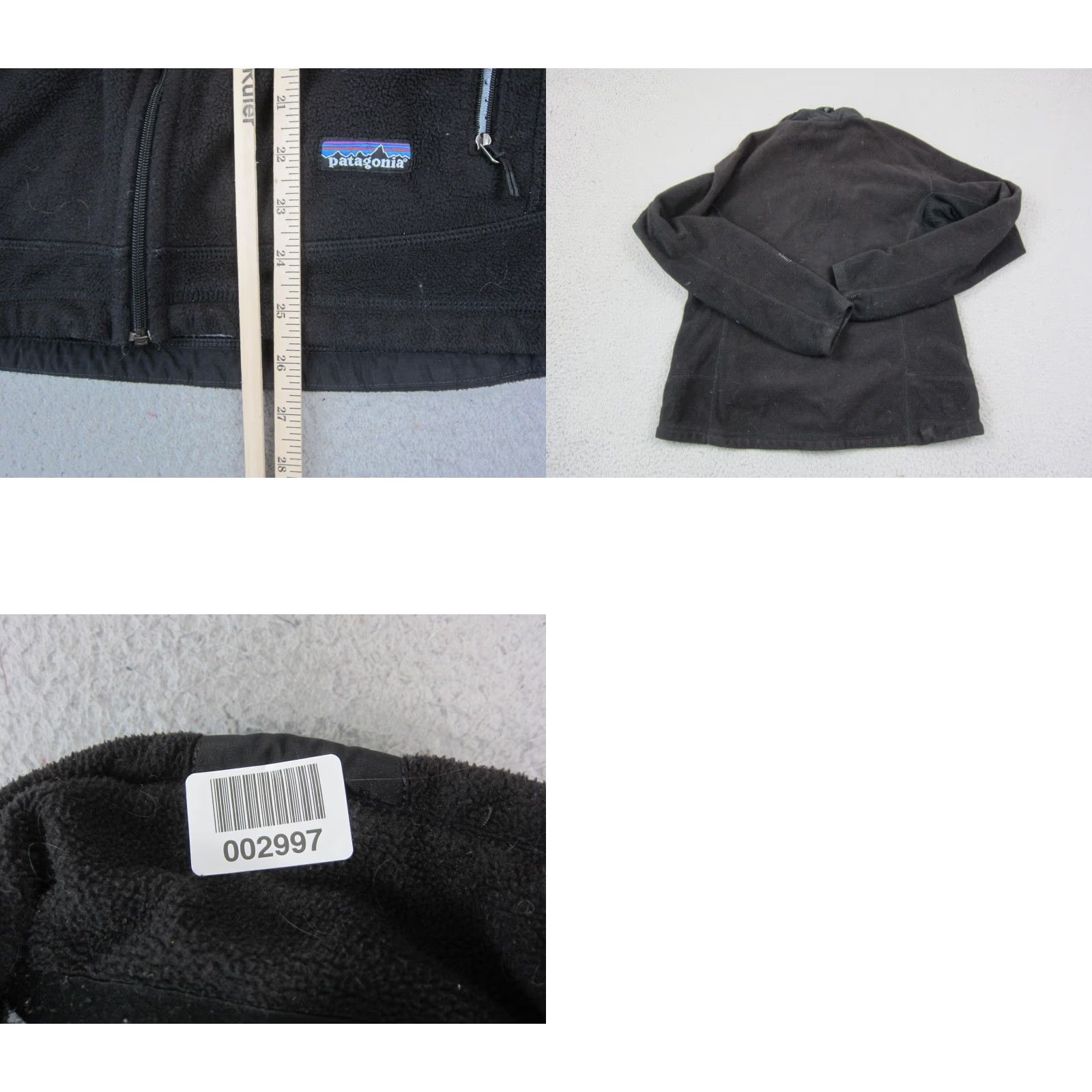 Patagonia Patagonia Jacket Womens L Black Lightweight Full Zip Fleece Mid-Length Regular Fit Size L / US 10 / IT 46 - 9 Thumbnail