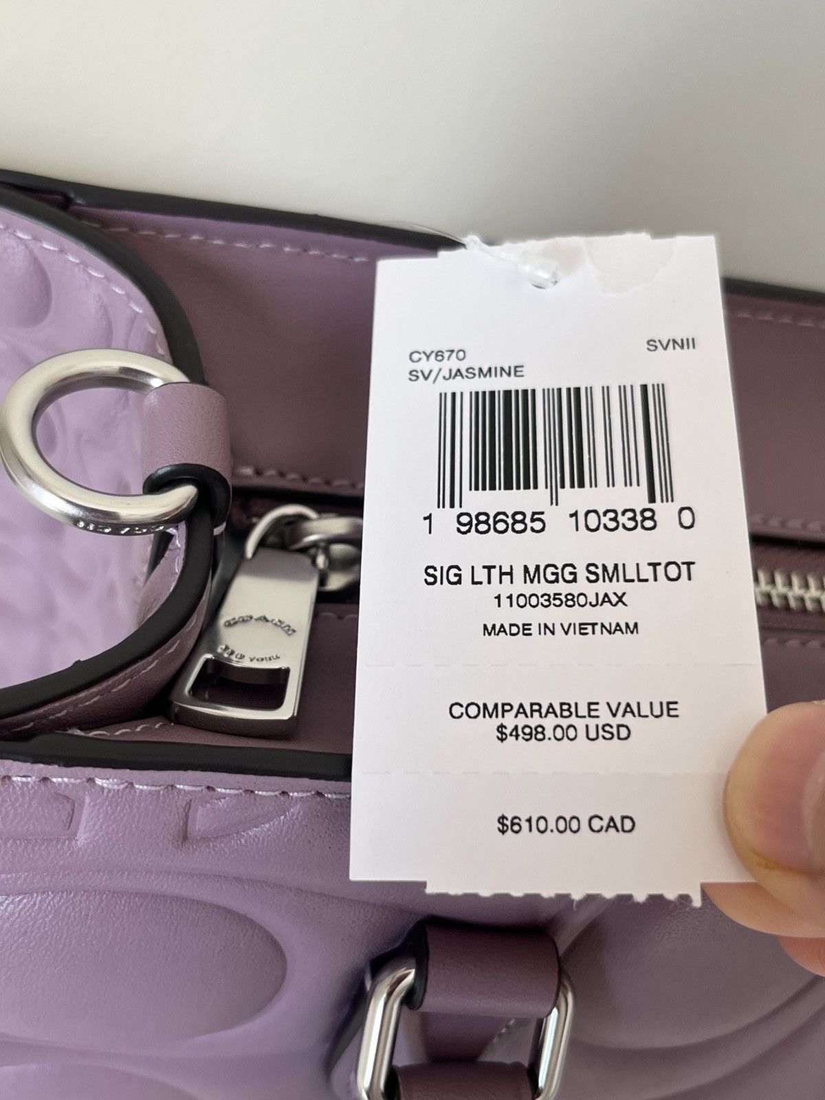 Coach Coach Maggie Small Tote Bag In Signature Leather Size ONE SIZE - 5 Thumbnail