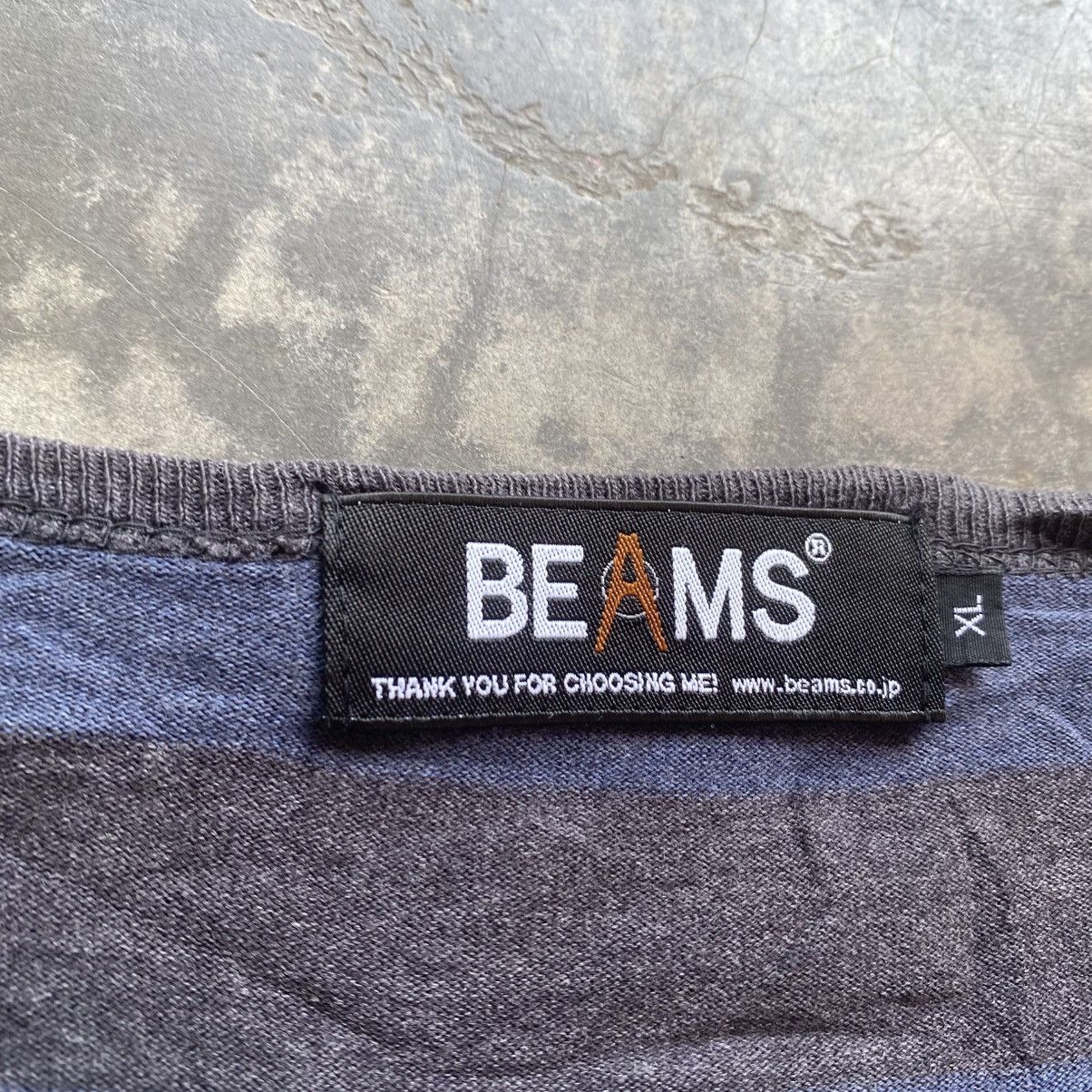 Beams Japan × Beams Plus BEAMS Grunge Stripe tee Size US XL / EU 56 / 4 - 3 Thumbnail