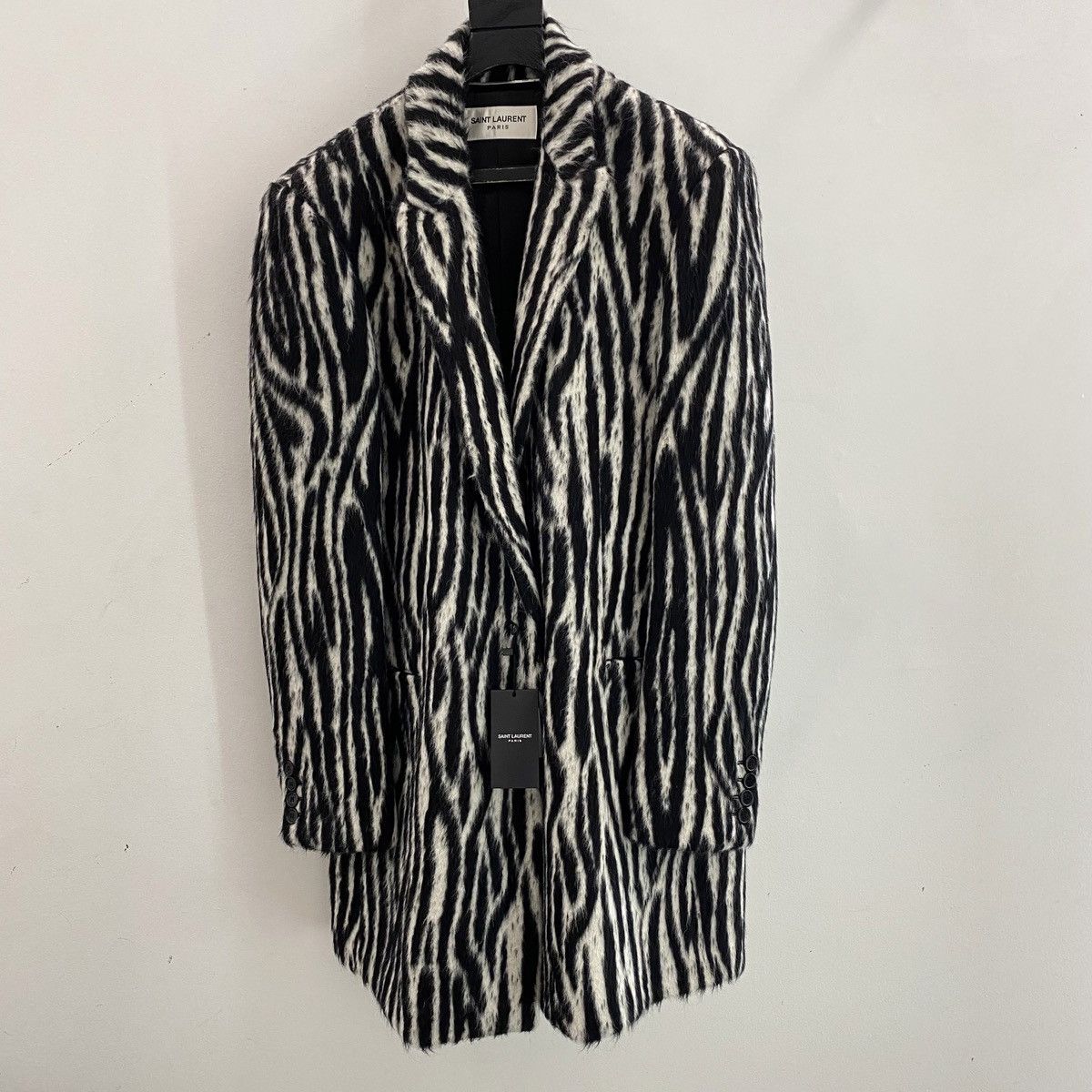 Saint Laurent Paris Saint Laurent Zebra Fur Coat in Large Size US L / EU 52-54 / 3 - 2 Thumbnail