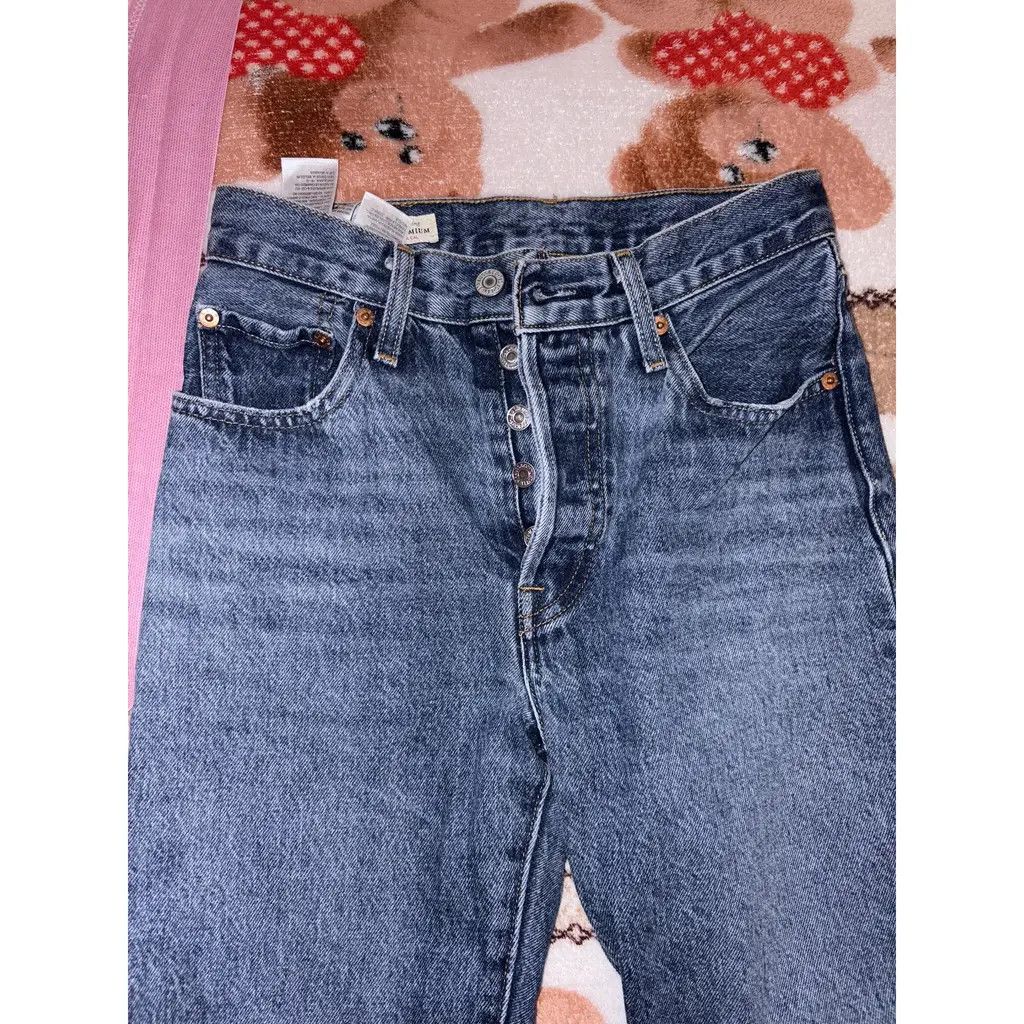 Levi's Levi’s Premium 501 Original Fit Jeans (W24 L28) Size 24" / US 00 / IT 34 - 2 Thumbnail