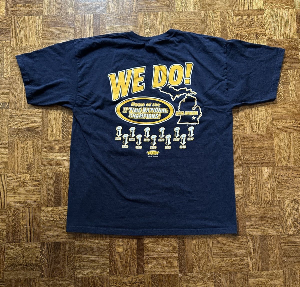 Vintage Vintage Y2K University of Michigan National Championship Tee Size US XL / EU 56 / 4 - 2 Thumbnail