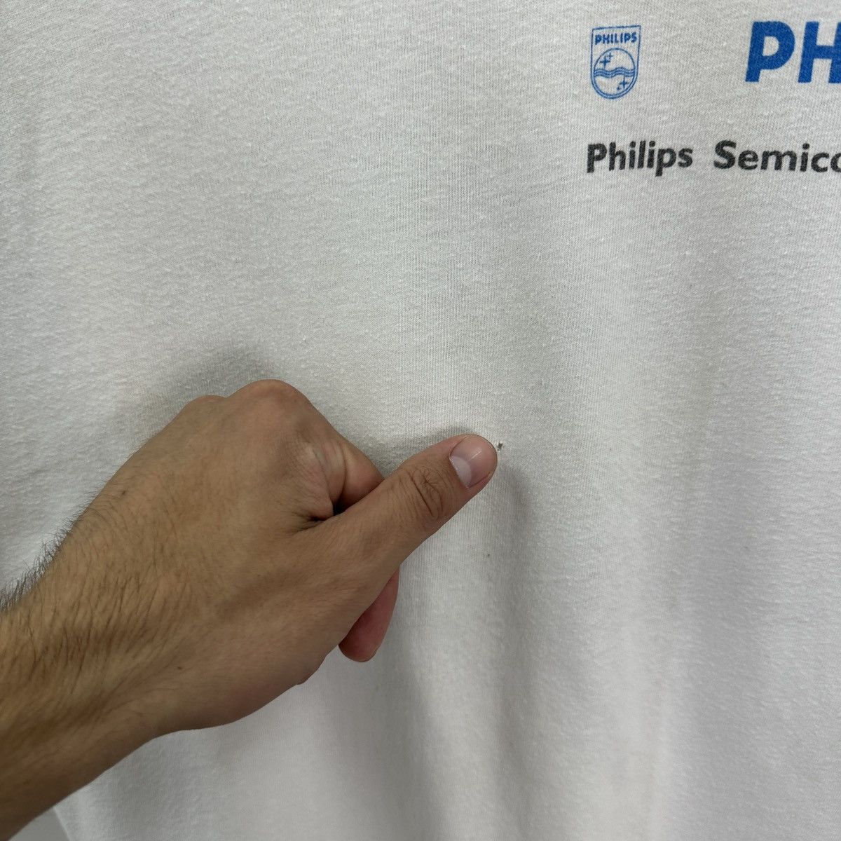 Microsoft Vintage 90s Philips Phone Promo tee Wireless rare y2k hype Size US L / EU 52-54 / 3 - 10 Thumbnail