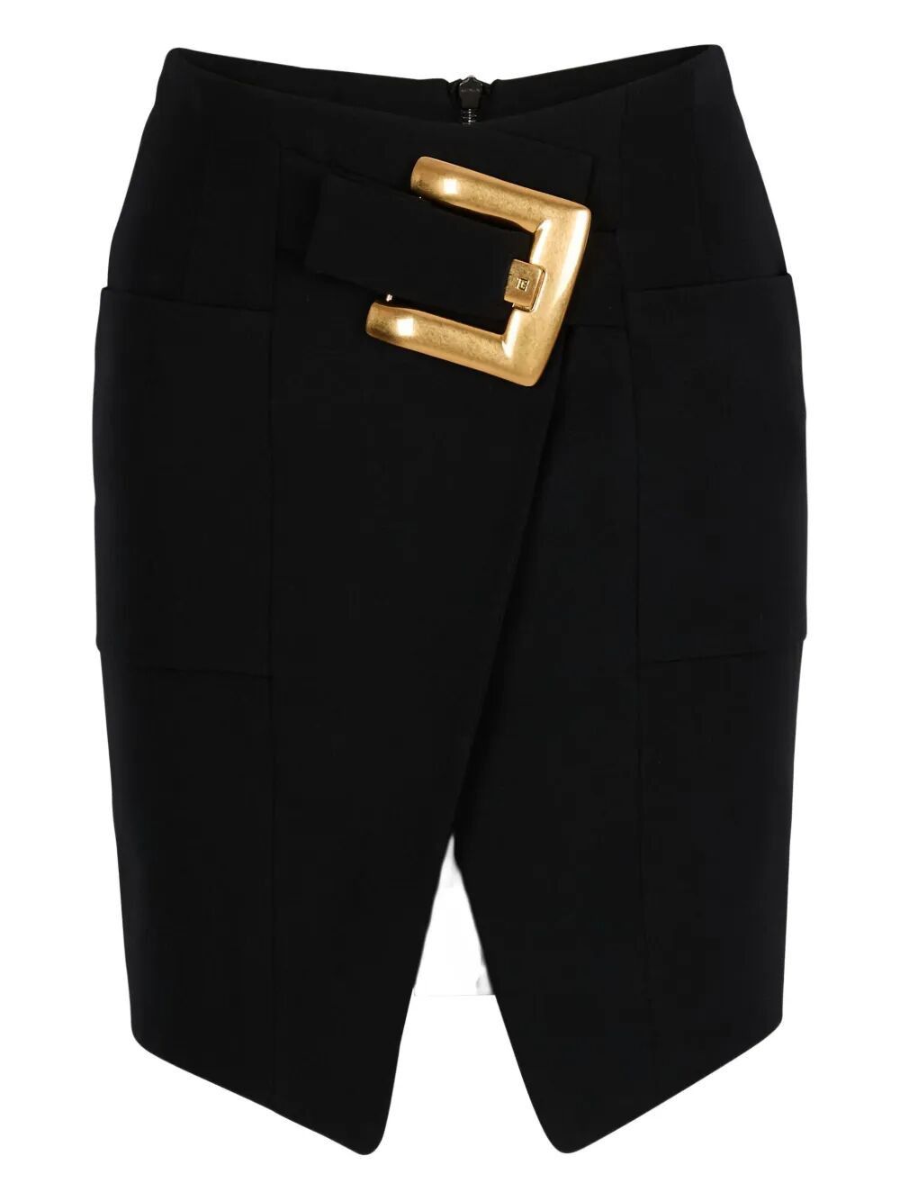 Balmain BELTED "GRAIN DE POUDRE" KNEE LENGHT SKIRT Size 30" / US 8 / IT 44 - 1 Thumbnail