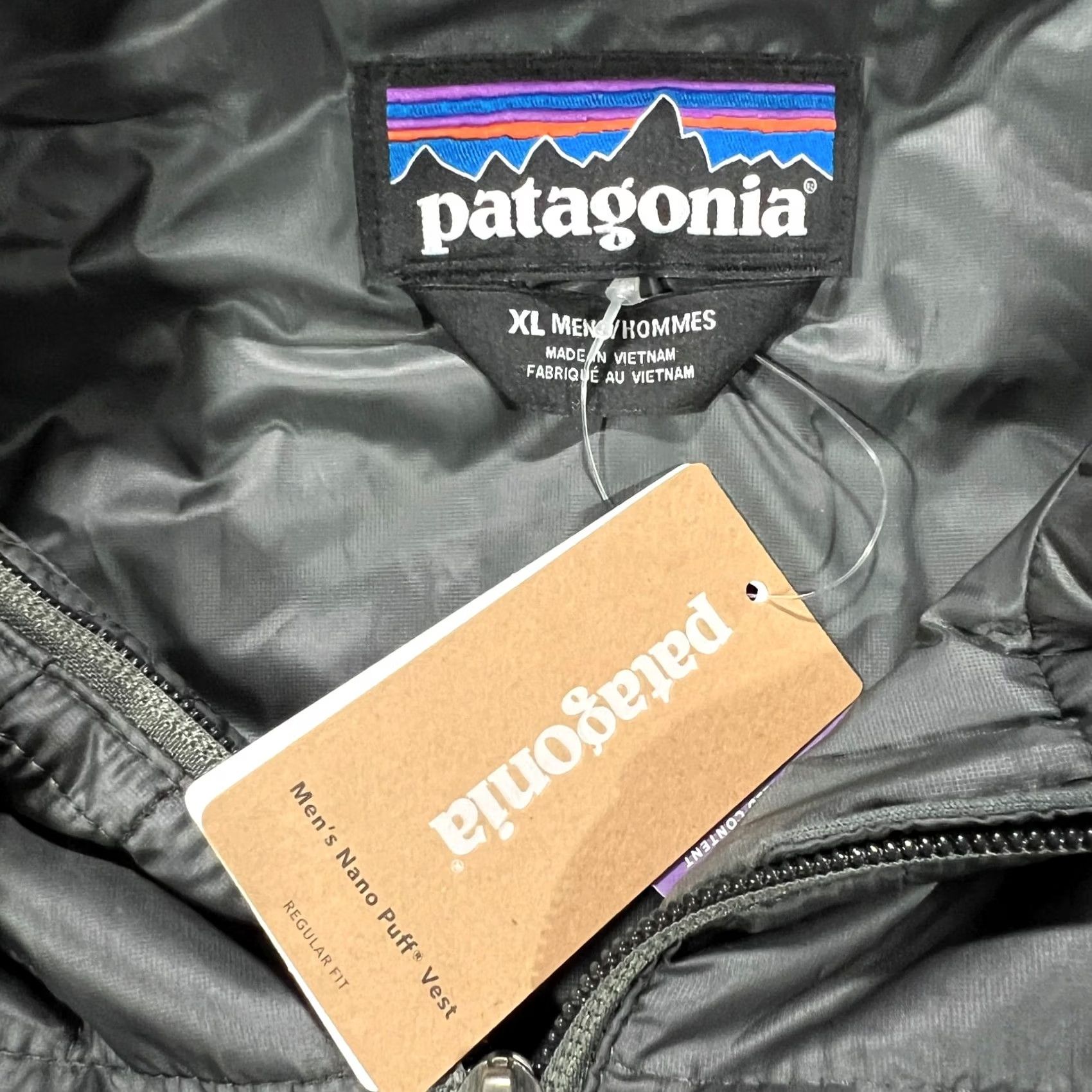 Patagonia VINTAGE? No, not vintage. Patagonia Nano Puff Vest Primaloft Insulated Full Zip XL Men Grey Jacket NWT Size US XL / EU 56 / 4 - 3 Thumbnail