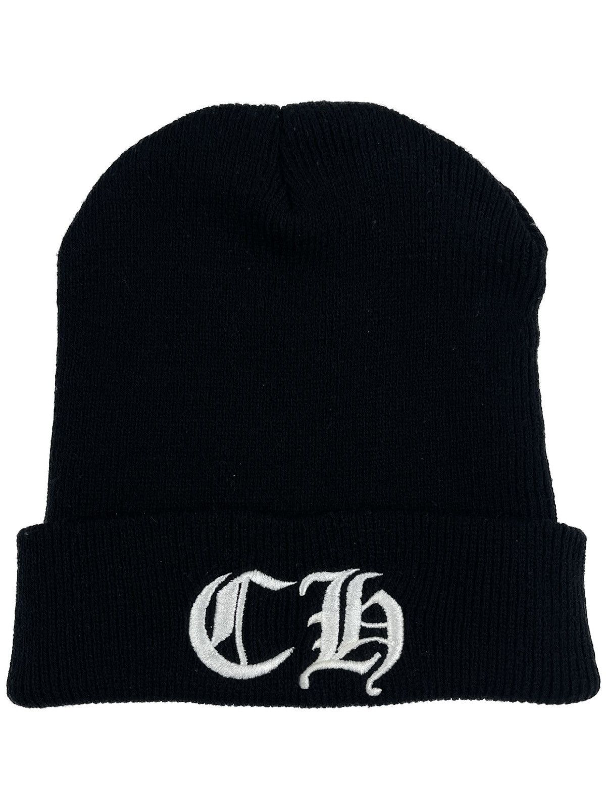 Chrome Hearts Chrome Hearts Embroidered CH Logo Beanie Grailed