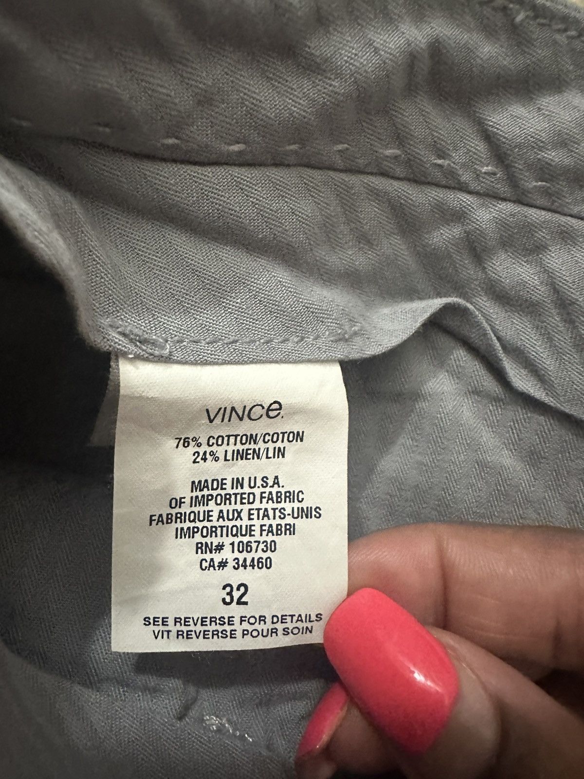 Vince Vince slate grey cotton-linen blend chino shorts Size 32 Size US 32 / EU 48 - 5 Thumbnail