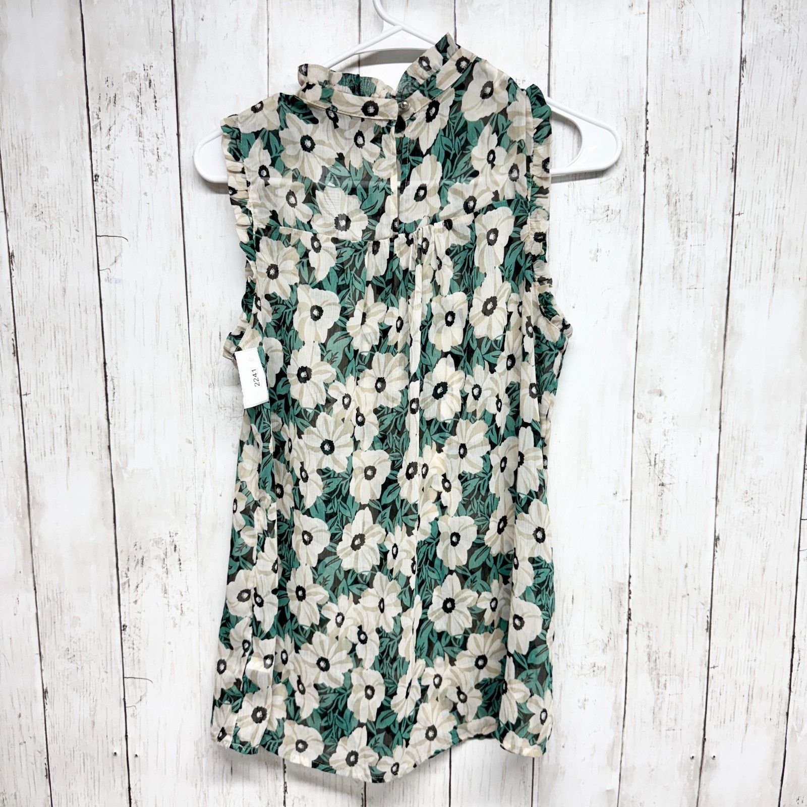 Other Who What Wear Dress Small Floral Mock Neck Sleeveless Mini Size S / US 4 / IT 40 - 5 Thumbnail