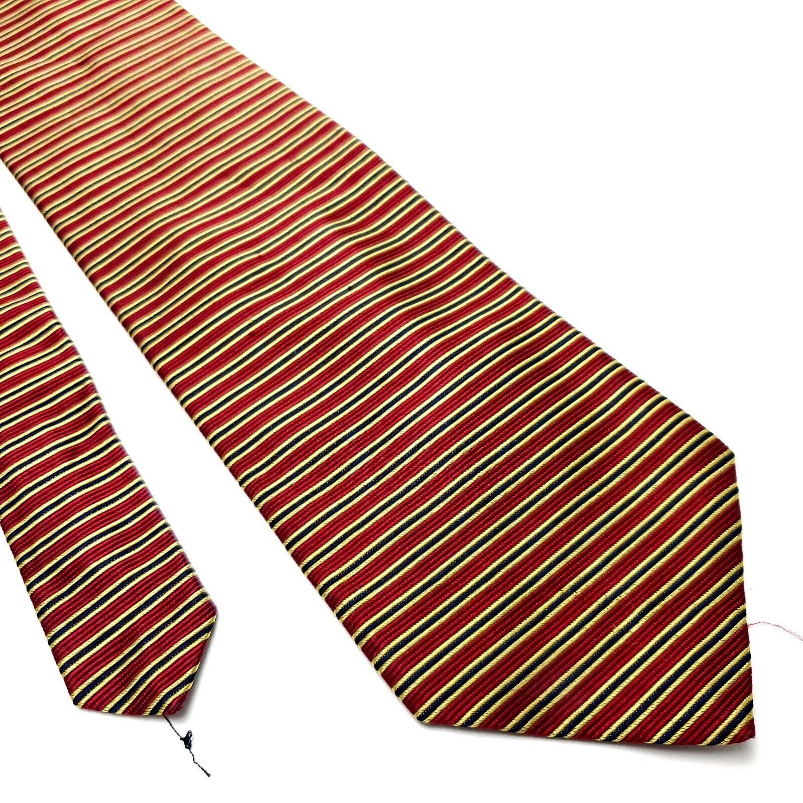 Brooks Brothers Brooks Brothers Red Silk Tie Woven Regimental Size ONE SIZE - 1 Thumbnail