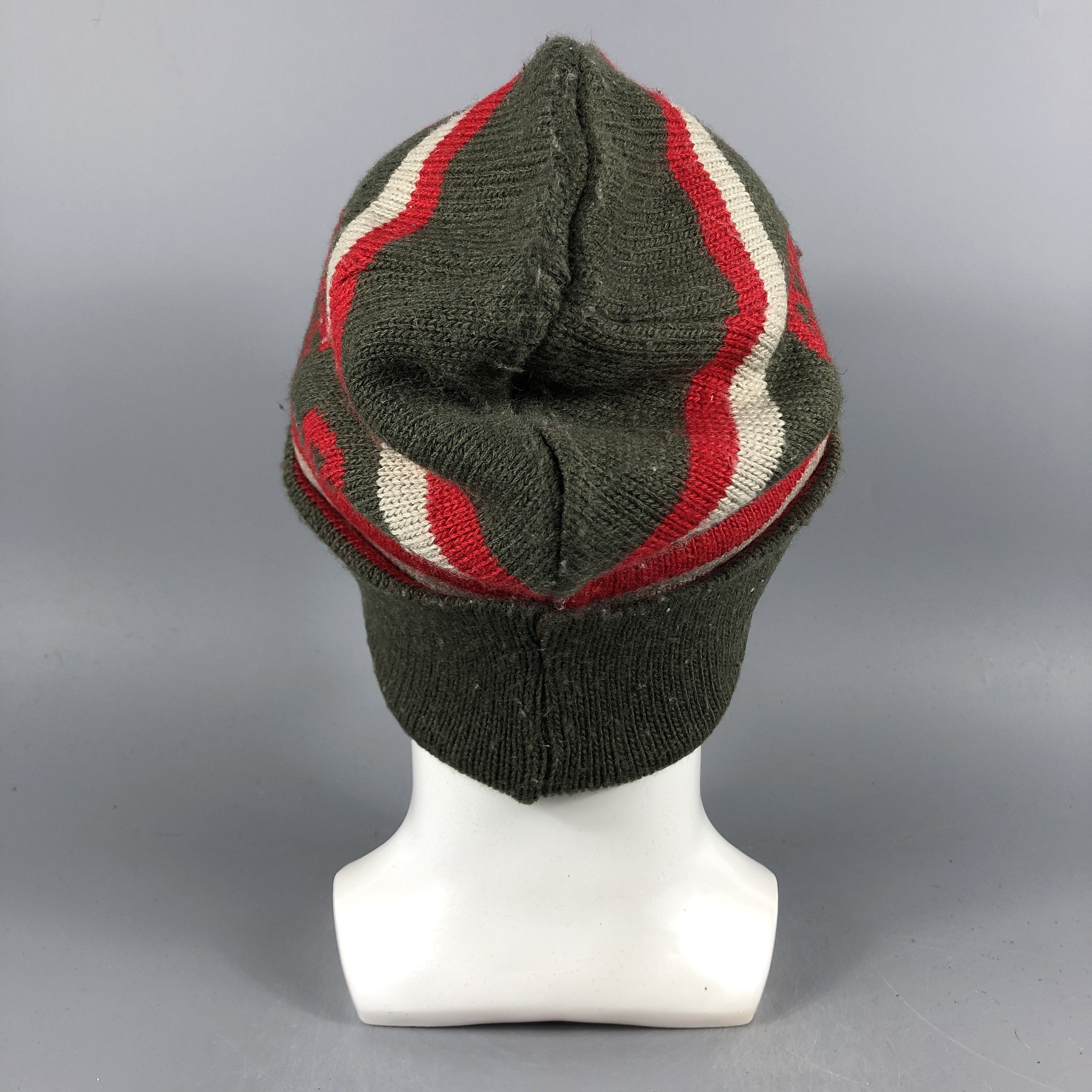Vintage Blue Cross Skulls Beanie Snow Hat Snow Cap -D1175 Size ONE SIZE - 2 Thumbnail