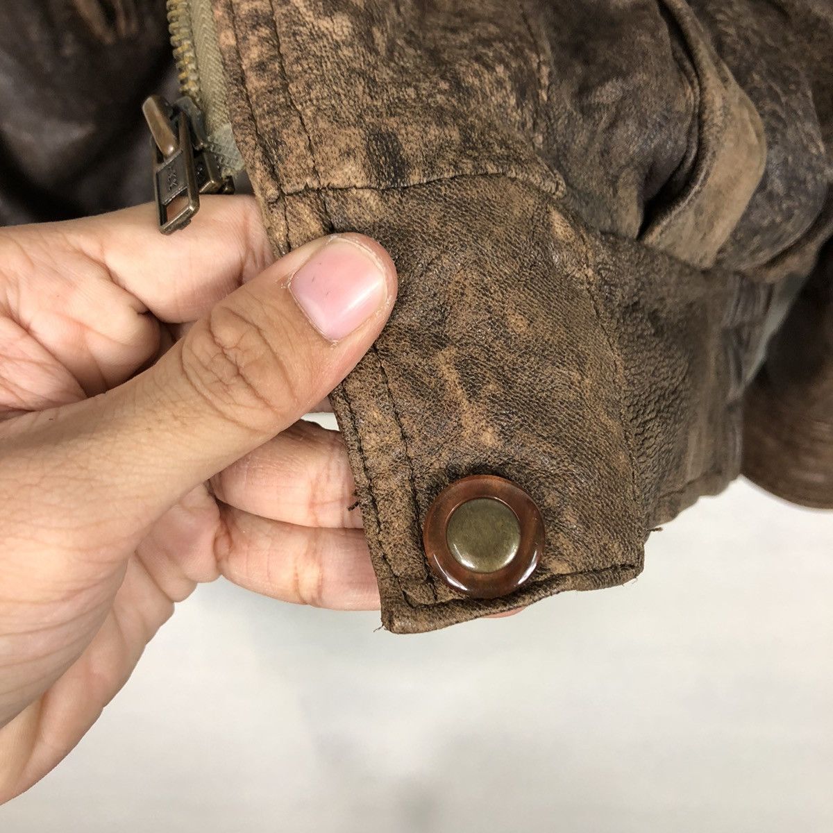 Japanese Brand 📌Vintage Biker Leather Jacket L-Lantic Issey Miyake Size US S / EU 44-46 / 1 - 17 Thumbnail