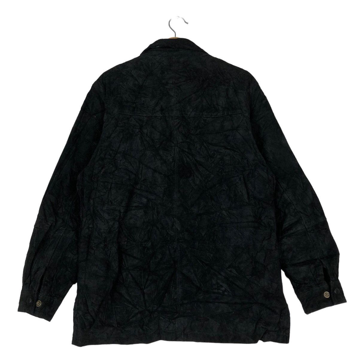 Japanese Brand 🔥Vtg Biker Leather Jacket Seahop Pour Homme Issey Miyake Size US M / EU 48-50 / 2 - 8 Thumbnail