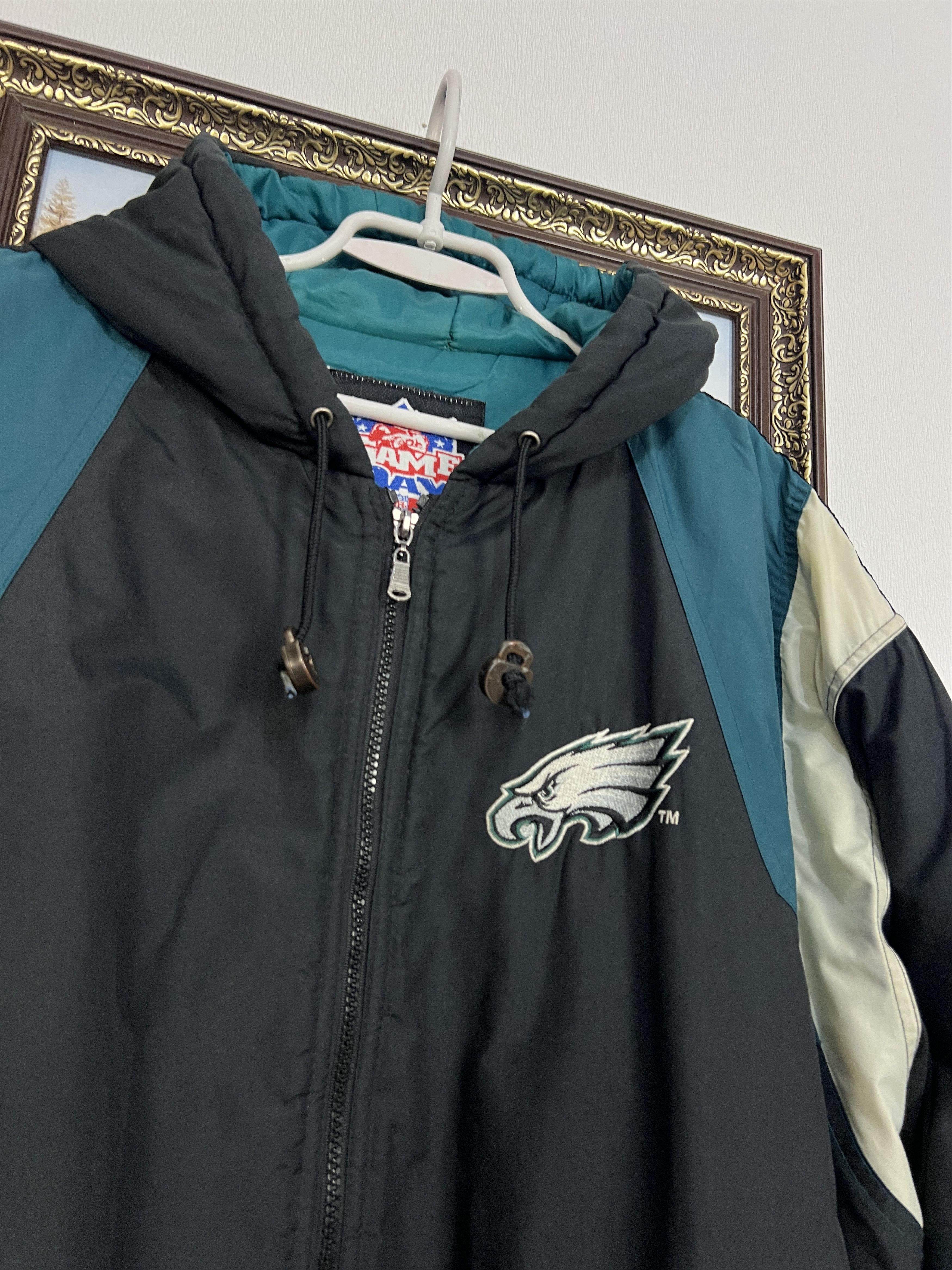 Starter Vintage NFL Philadelphia Eagles Football Jacket Bomber Rare Size US XL / EU 56 / 4 - 5 Thumbnail