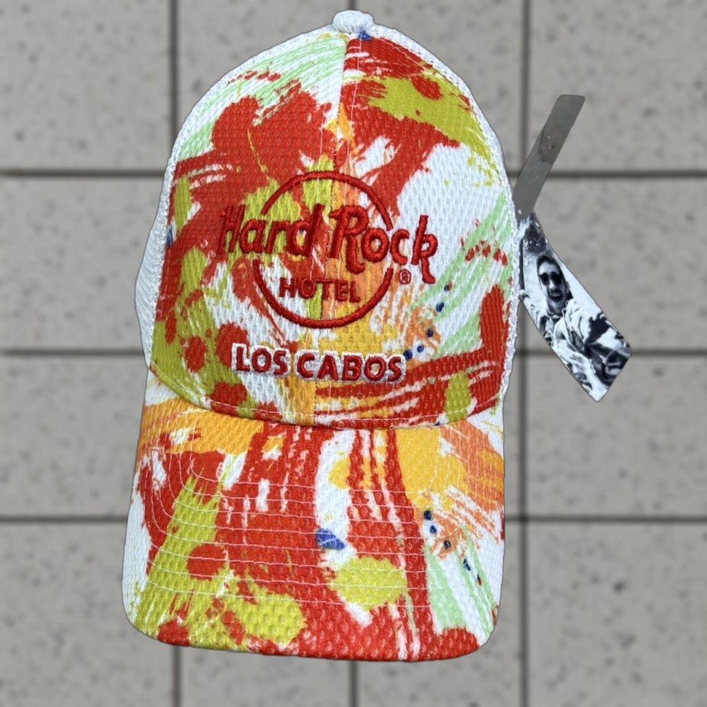 Hard Rock Cafe Hard Rock NWT Snapback Hat Abstract Design Multicolor One Size Unisex Adults Adjustable Breathable Polyester Hat Size ONE SIZE - 1 Thumbnail