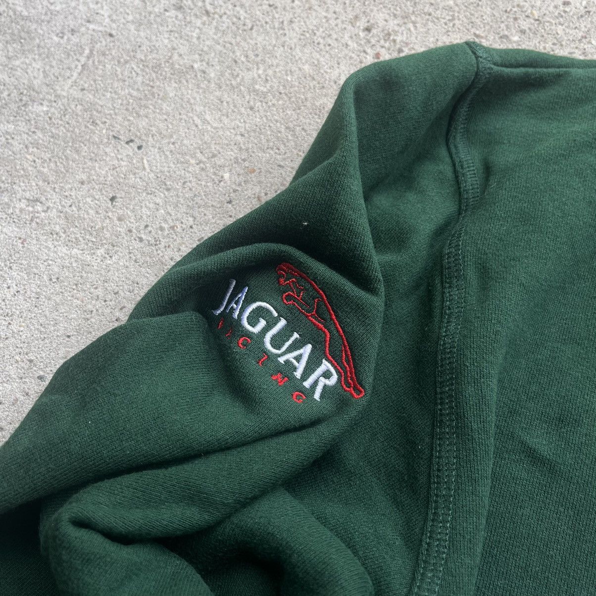 Formula 1 × Vintage Vintage Jaguar Racing Formual 1 Sweatshirt zip bottle green Size US M / EU 48-50 / 2 - 5 Thumbnail
