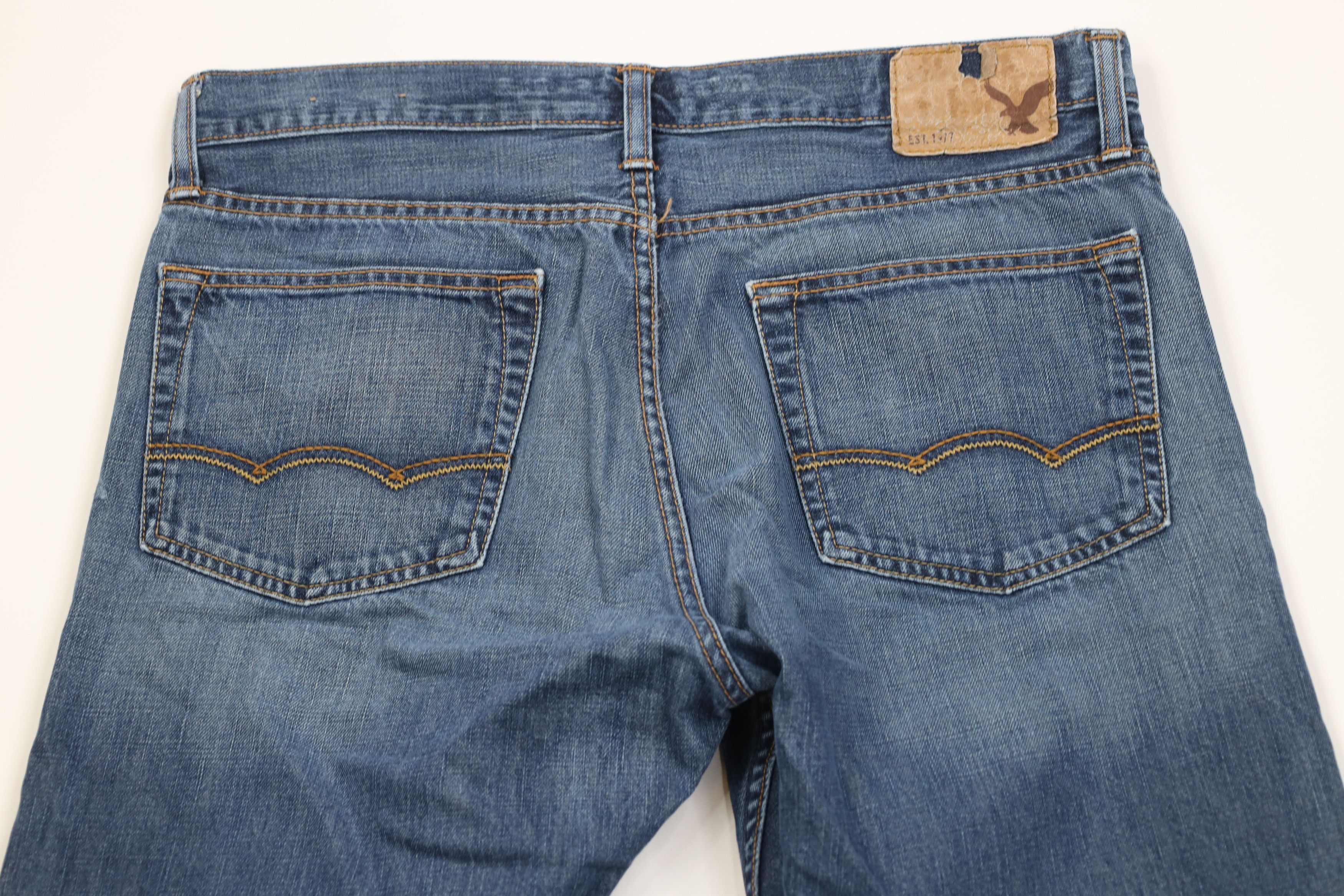 American Eagle Outfitters Vintage Y2K American Eagle Outfitters Straight Denim Jeans Size US 34 / EU 50 - 10 Thumbnail