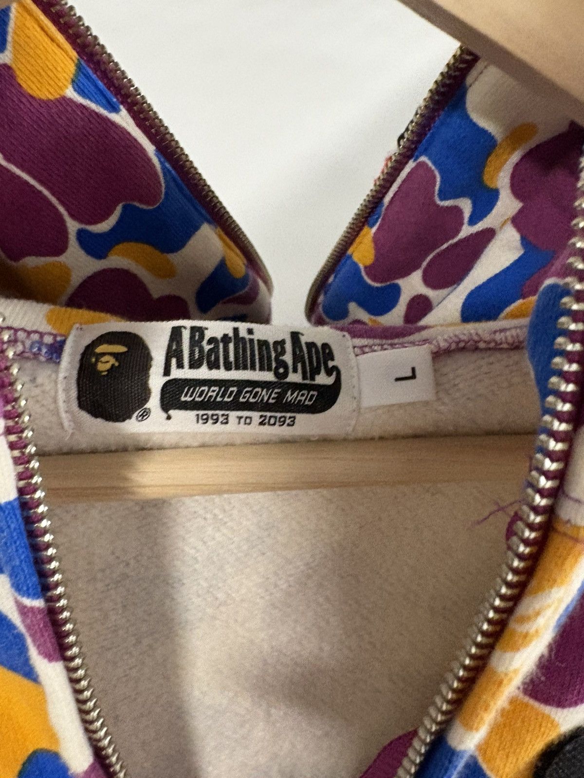 Bape Bape X Bearbrick Los Angeles exclusive zip (worn by carti) Size US L / EU 52-54 / 3 - 5 Thumbnail