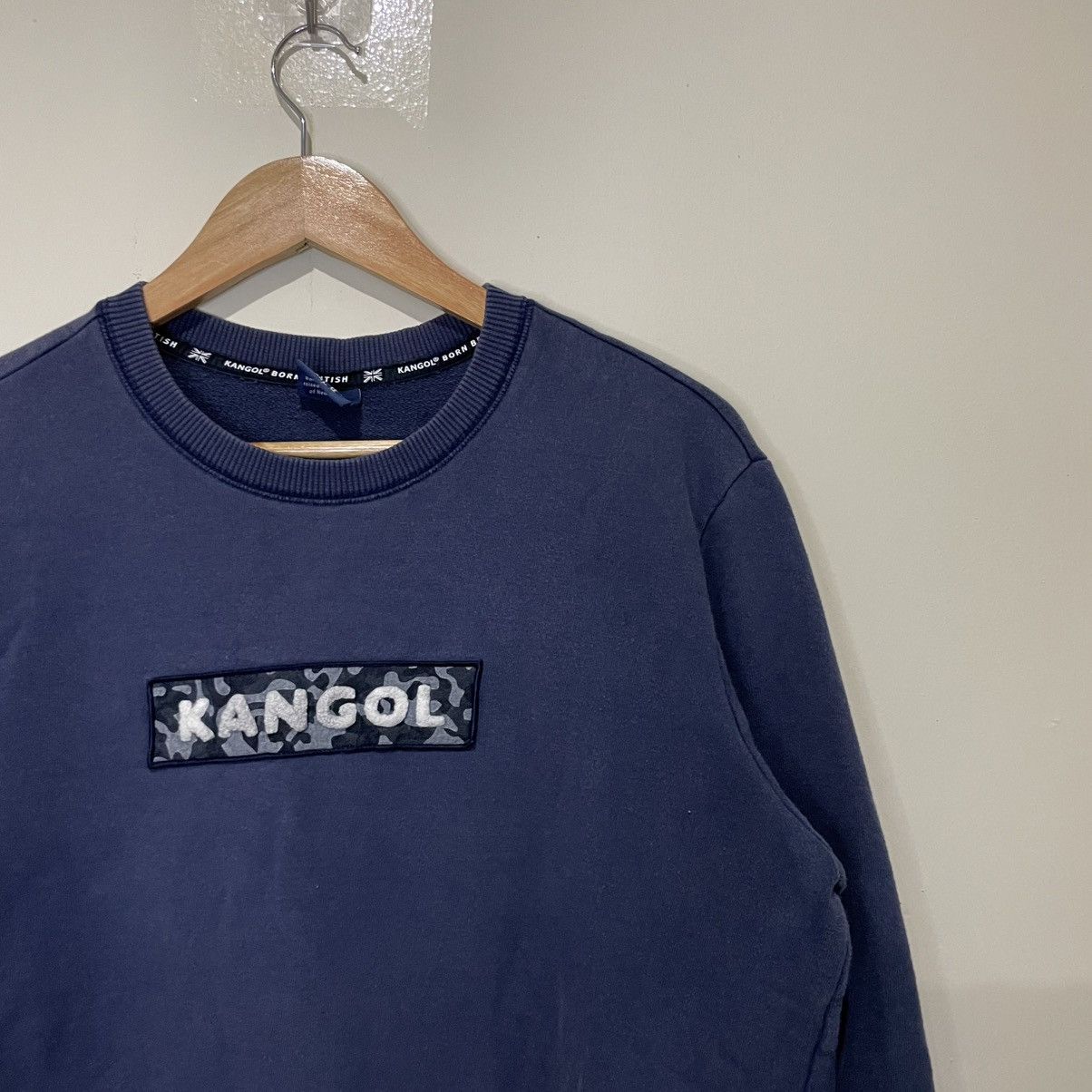 Kangol Kangol sweatshirt navy blue with an embroidered logo Size US L / EU 52-54 / 3 - 4 Thumbnail