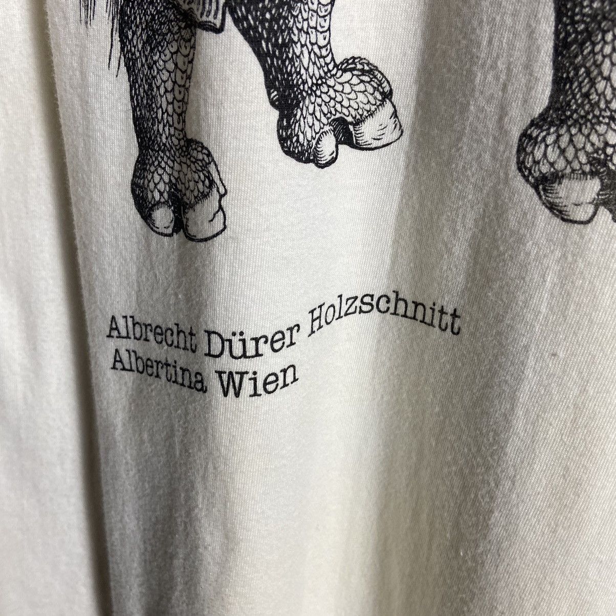 Vintage Vintage 90s Rhinoceros Vienna Art T-Shirt Size US XL / EU 56 / 4 - 5 Thumbnail