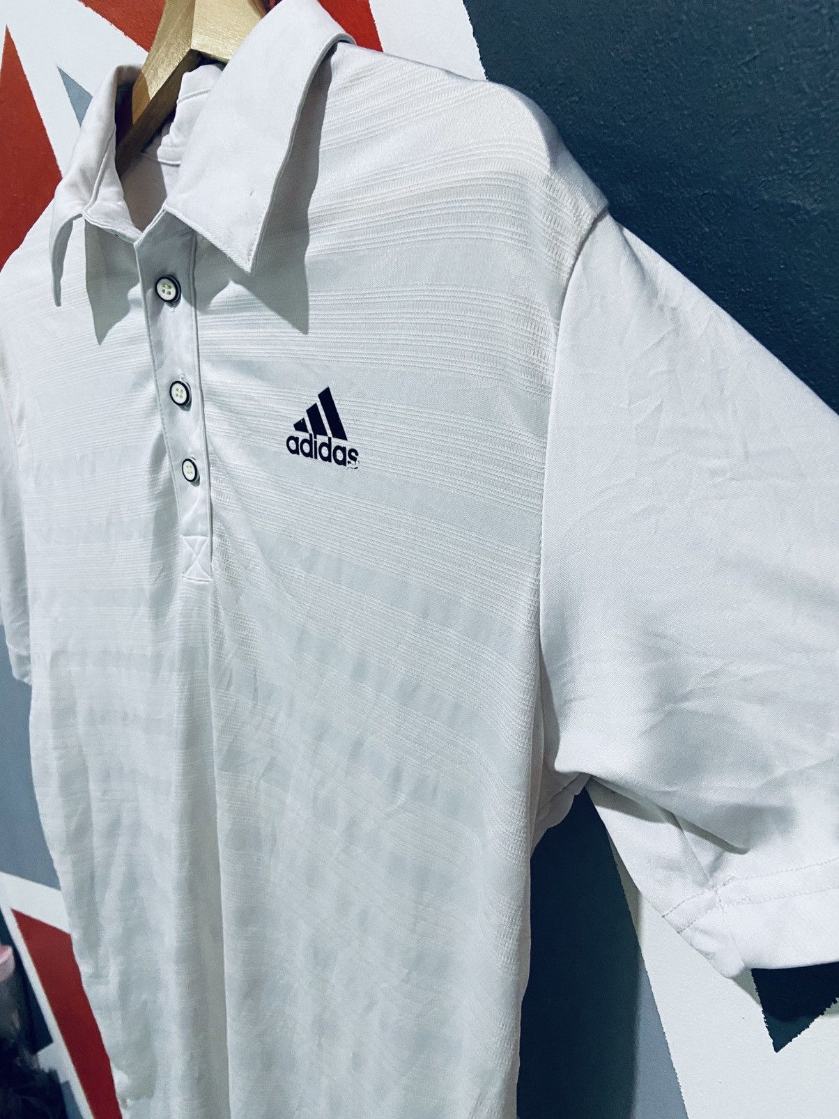 Adidas Vintage Adidas Polo tee Size US S / EU 44-46 / 1 - 3 Thumbnail