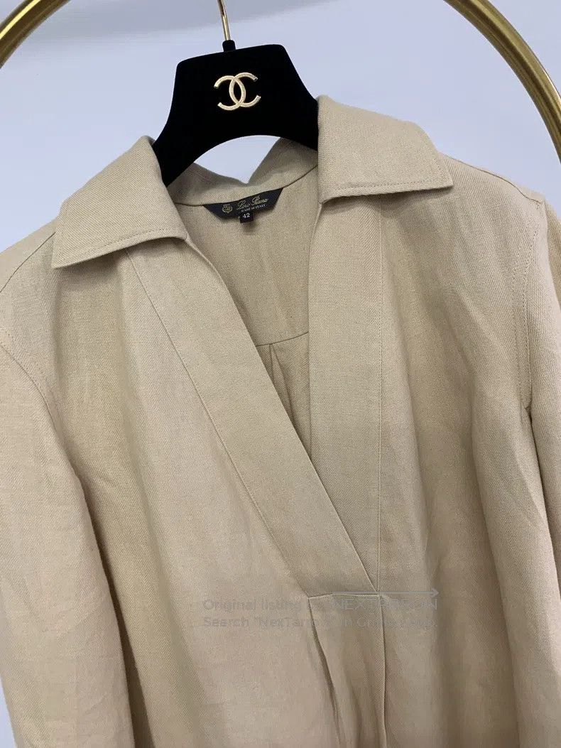 Loro Piana Loro Piana Linen Collar Shirt Size S / US 4 / IT 40 - 2 Thumbnail